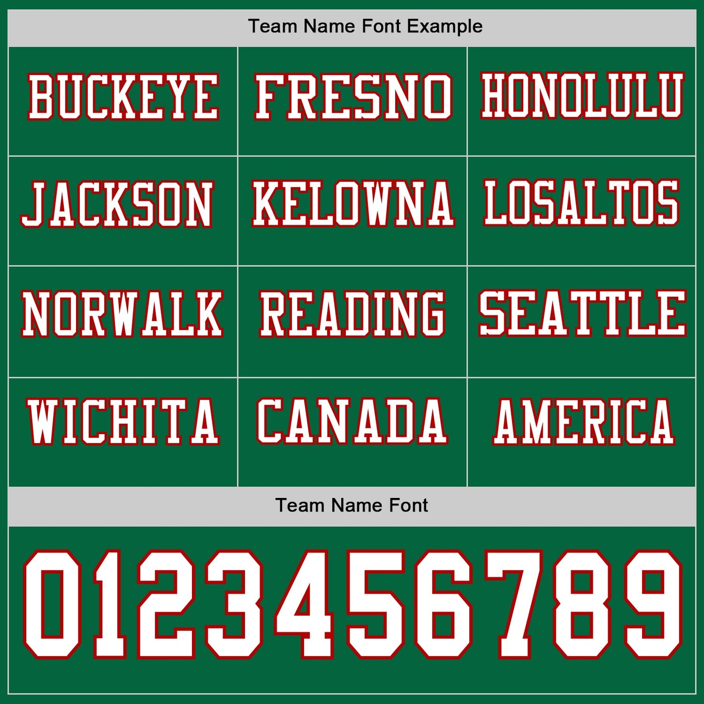 Custom Kelly Green White-Red Long Sleeve Authentic Football Jersey view 3