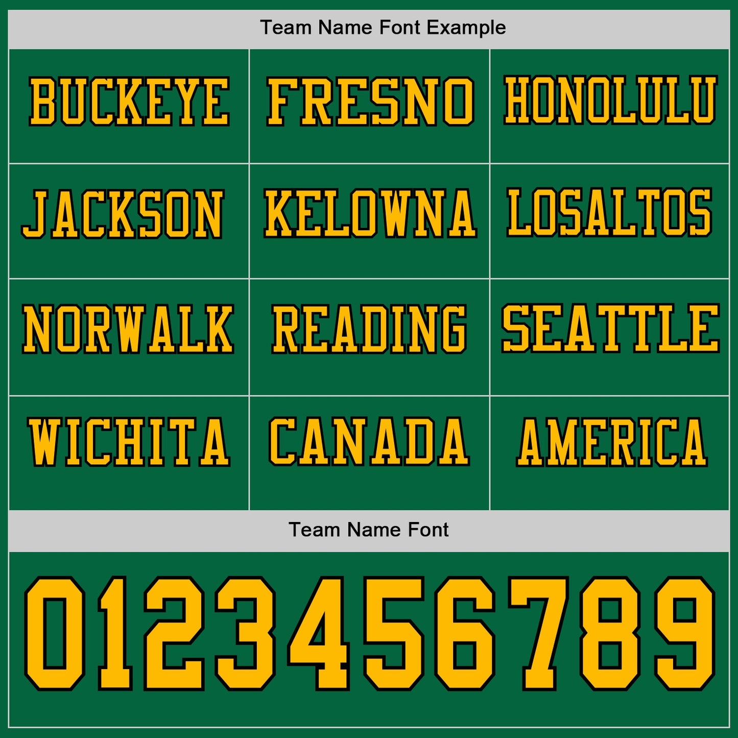 Custom Kelly Green Gold-Black Long Sleeve Authentic Football Jersey view 3