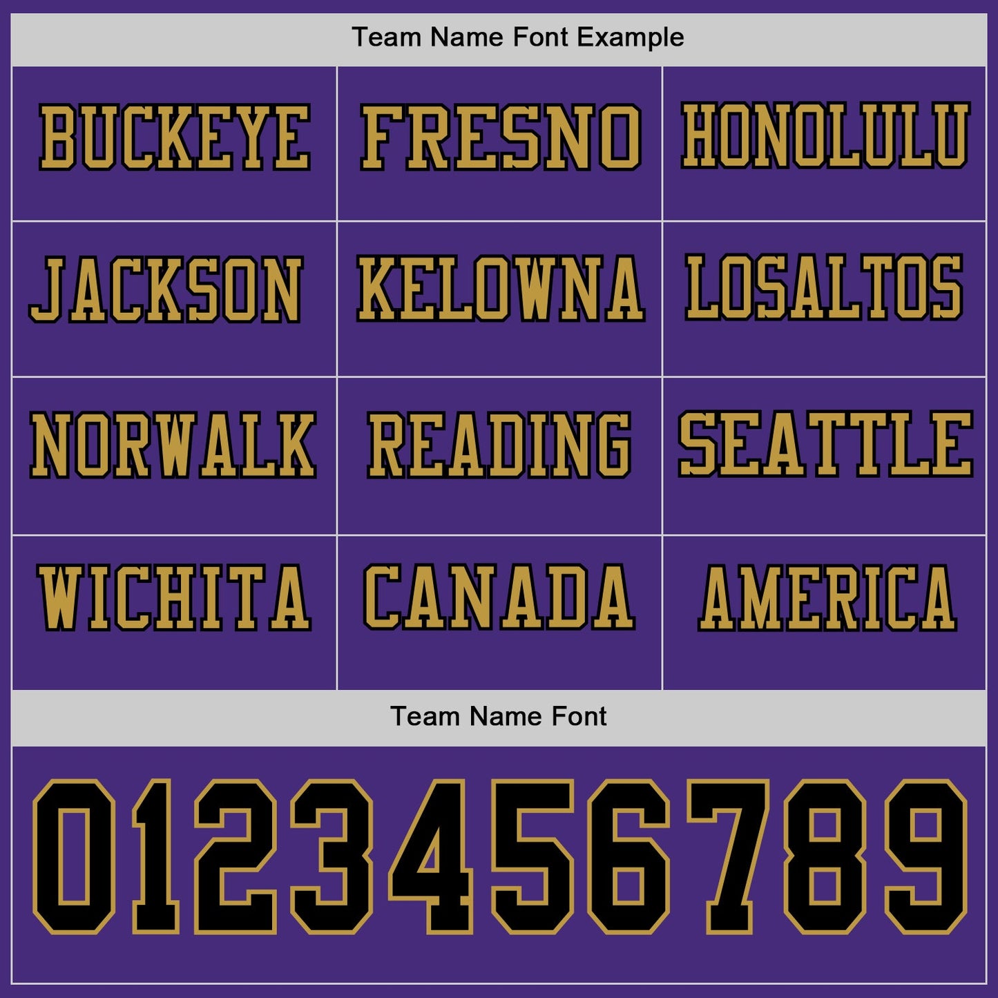 Custom Purple Black-Old Gold Long Sleeve Authentic Football Jersey view 3