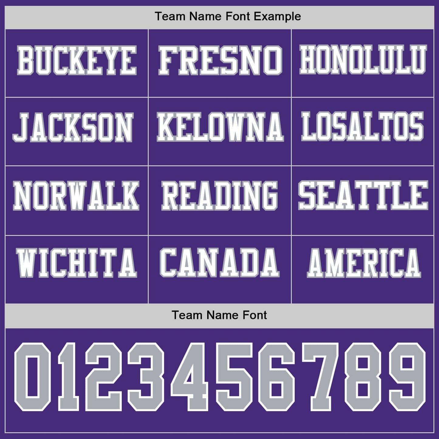 Custom Purple Gray-White Long Sleeve Authentic Football Jersey view 3