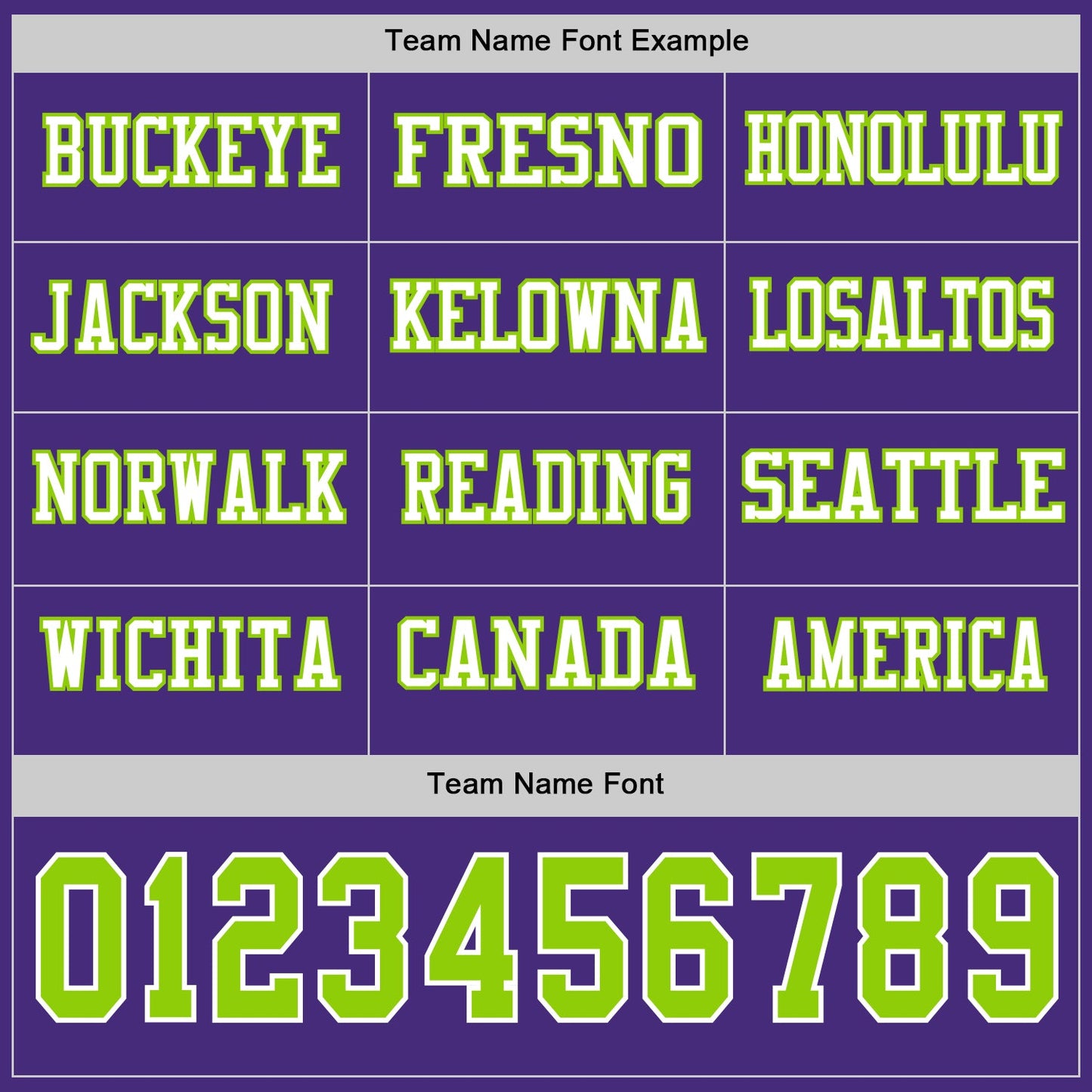 Custom Purple Neon Green-White Long Sleeve Authentic Football Jersey view 3