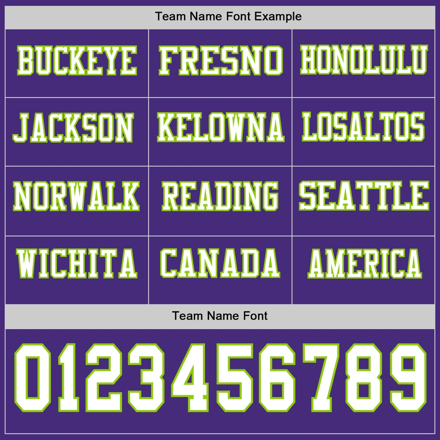 Custom Purple White-Neon Green Long Sleeve Authentic Football Jersey view 3