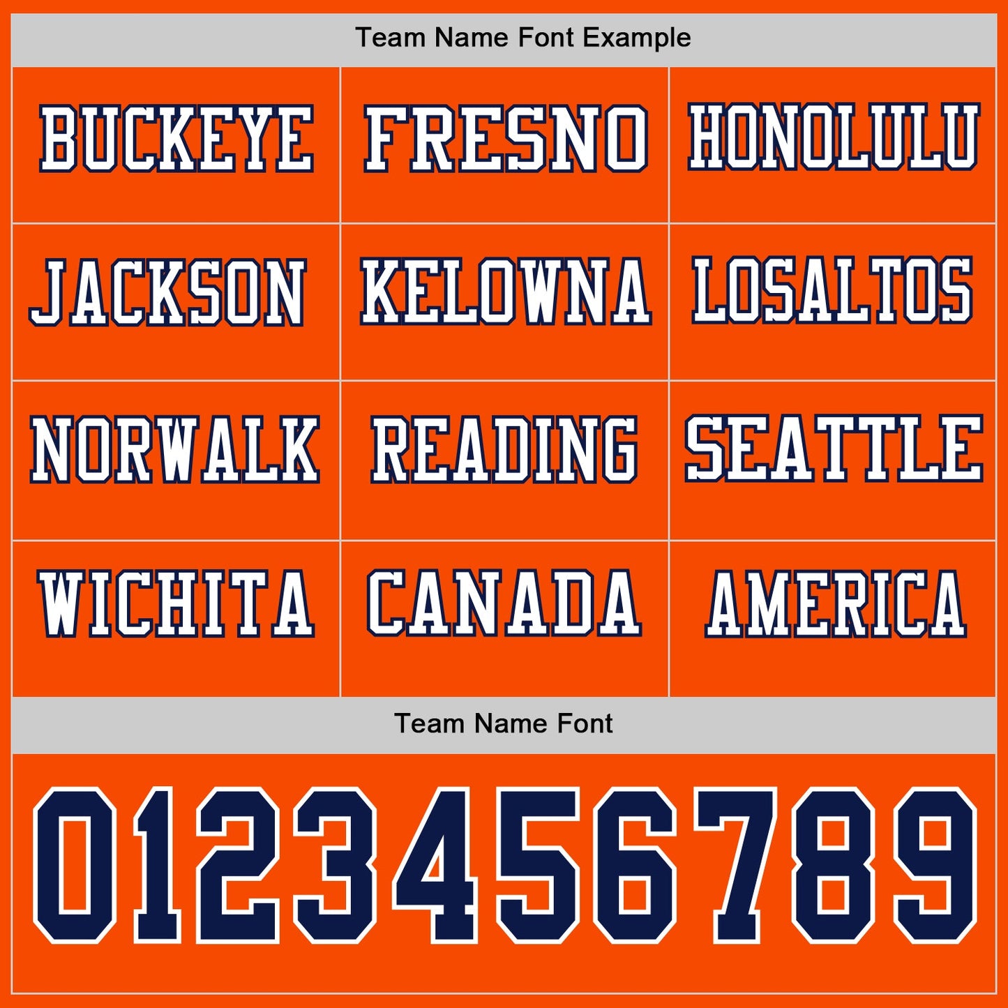 Custom Orange Navy-White Long Sleeve Authentic Football Jersey view 3