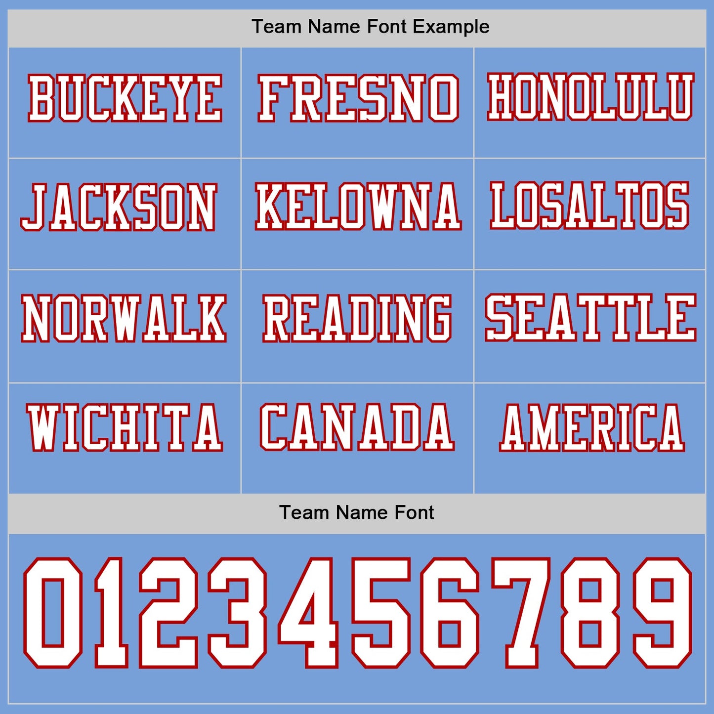 Custom Light Blue White-Red Long Sleeve Authentic Football Jersey view 3