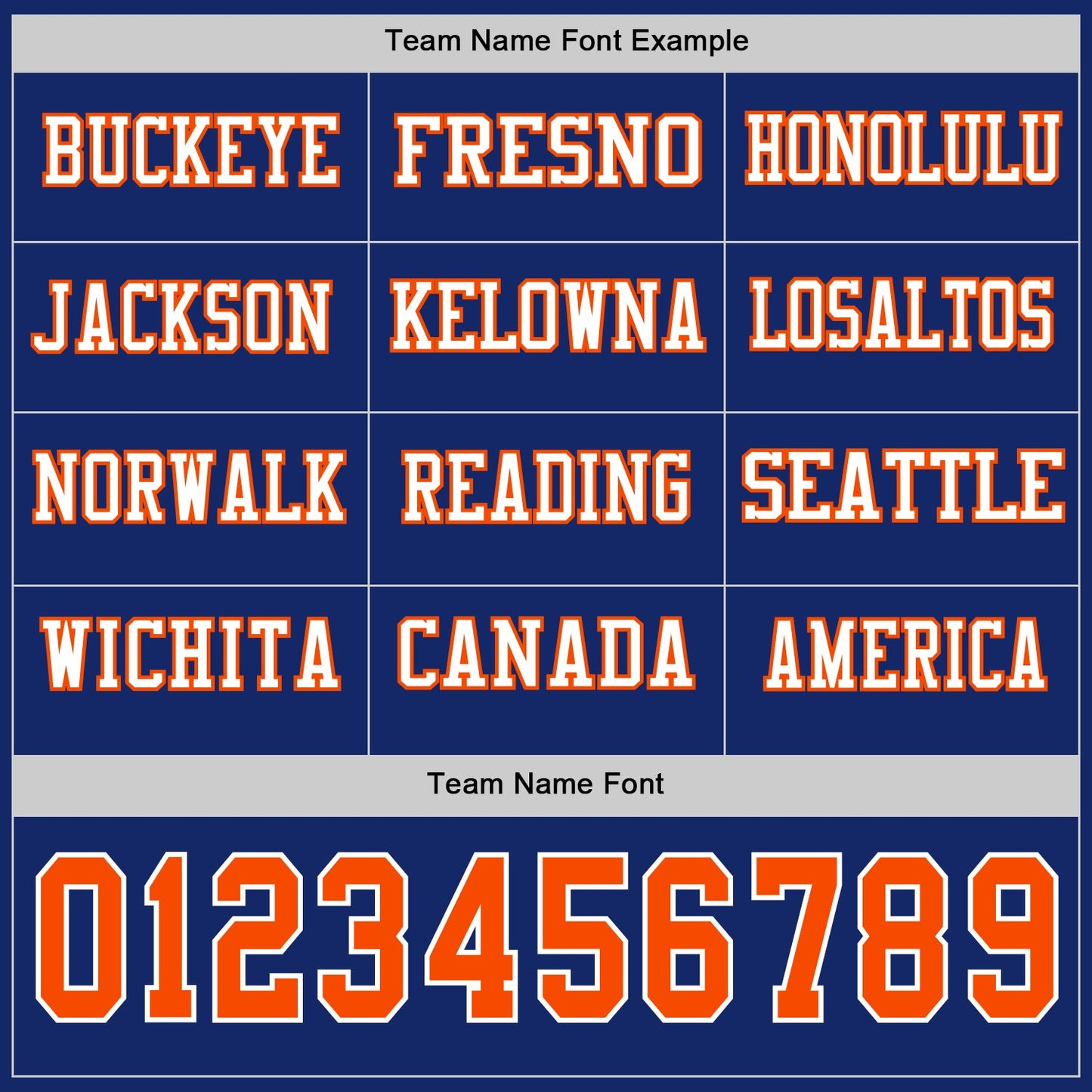 Custom Royal Orange-White Long Sleeve Authentic Football Jersey view 3