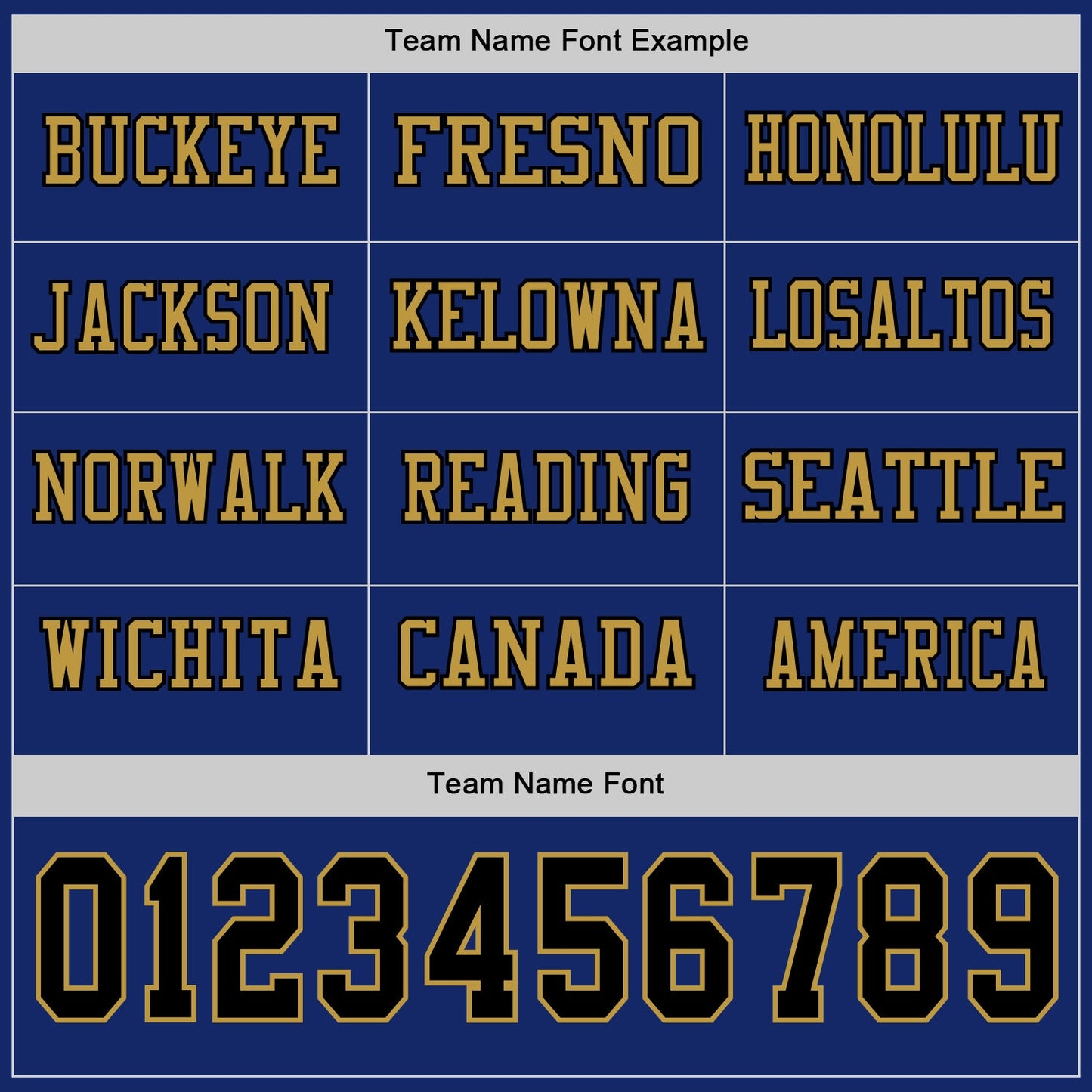 Custom Royal Black-Old Gold Long Sleeve Authentic Football Jersey view 3