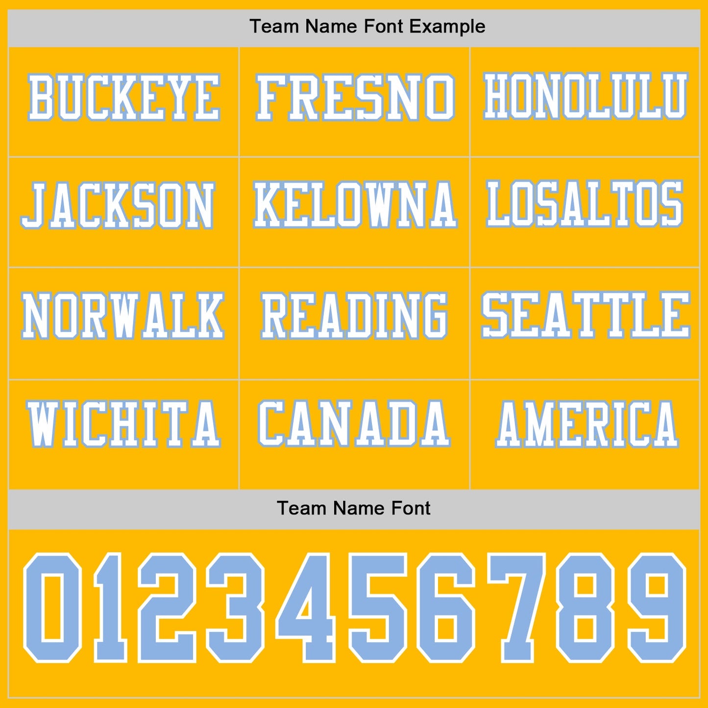 Custom Gold Light Blue-White Long Sleeve Authentic Football Jersey view 3