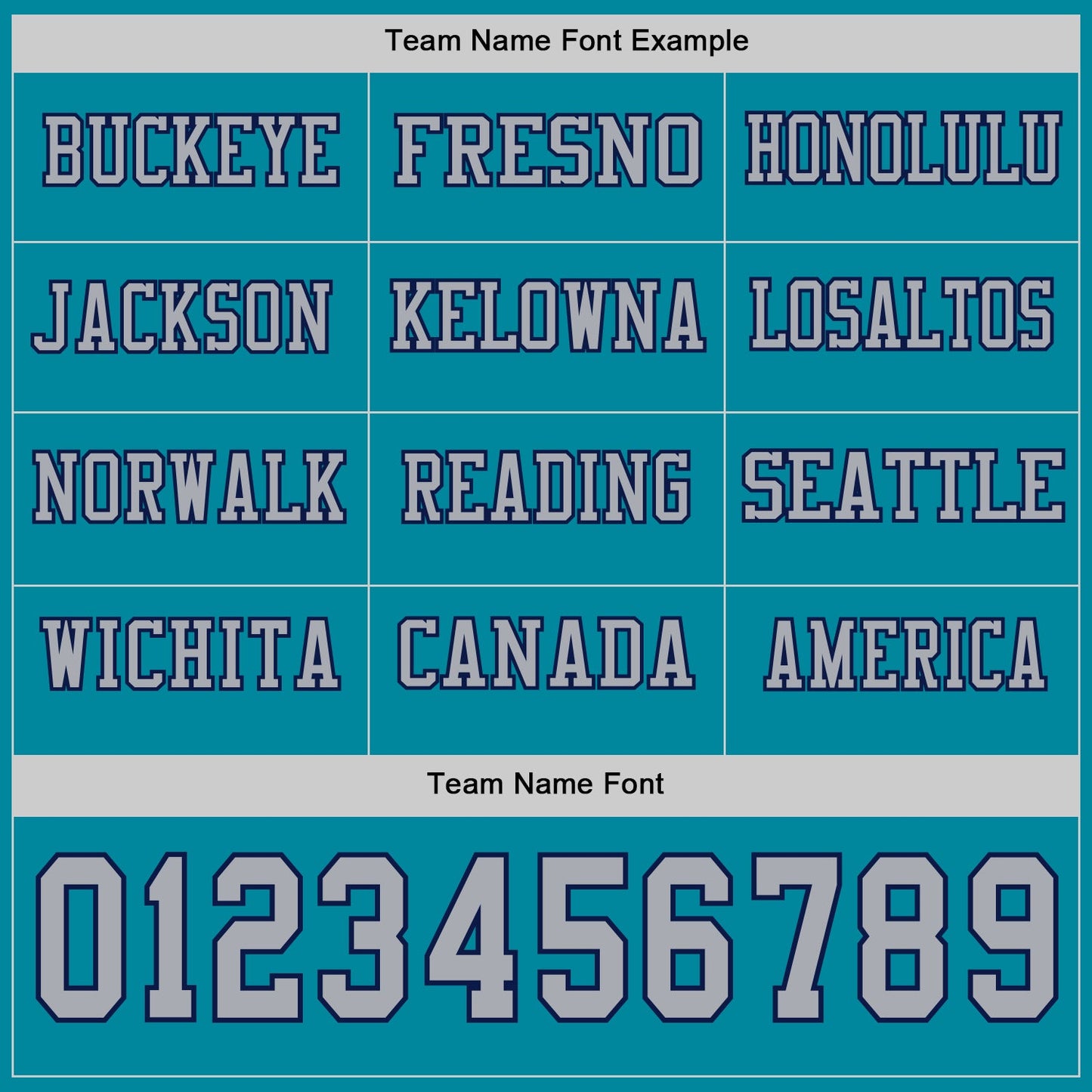 Custom Teal Gray-Navy Long Sleeve Authentic Football Jersey view 3