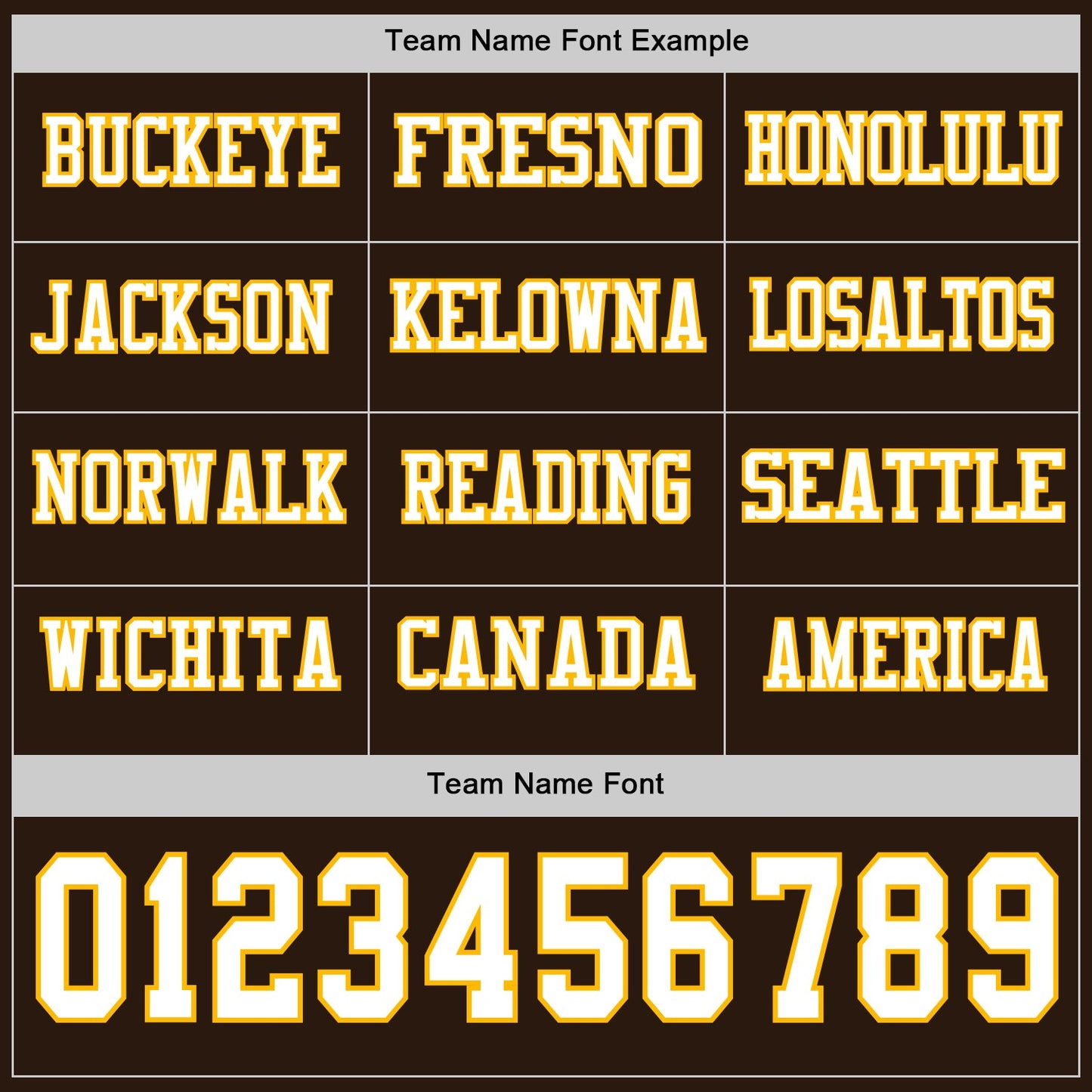 Custom Brown White-Gold Long Sleeve Authentic Football Jersey view 3