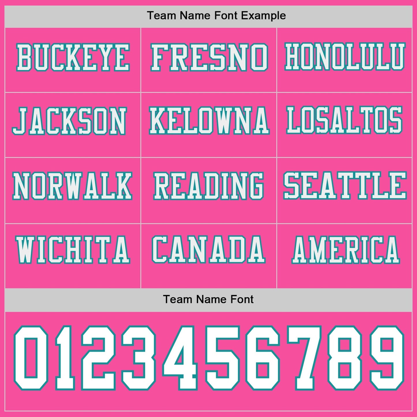 Custom Pink White-Teal Long Sleeve Authentic Football Jersey view 3