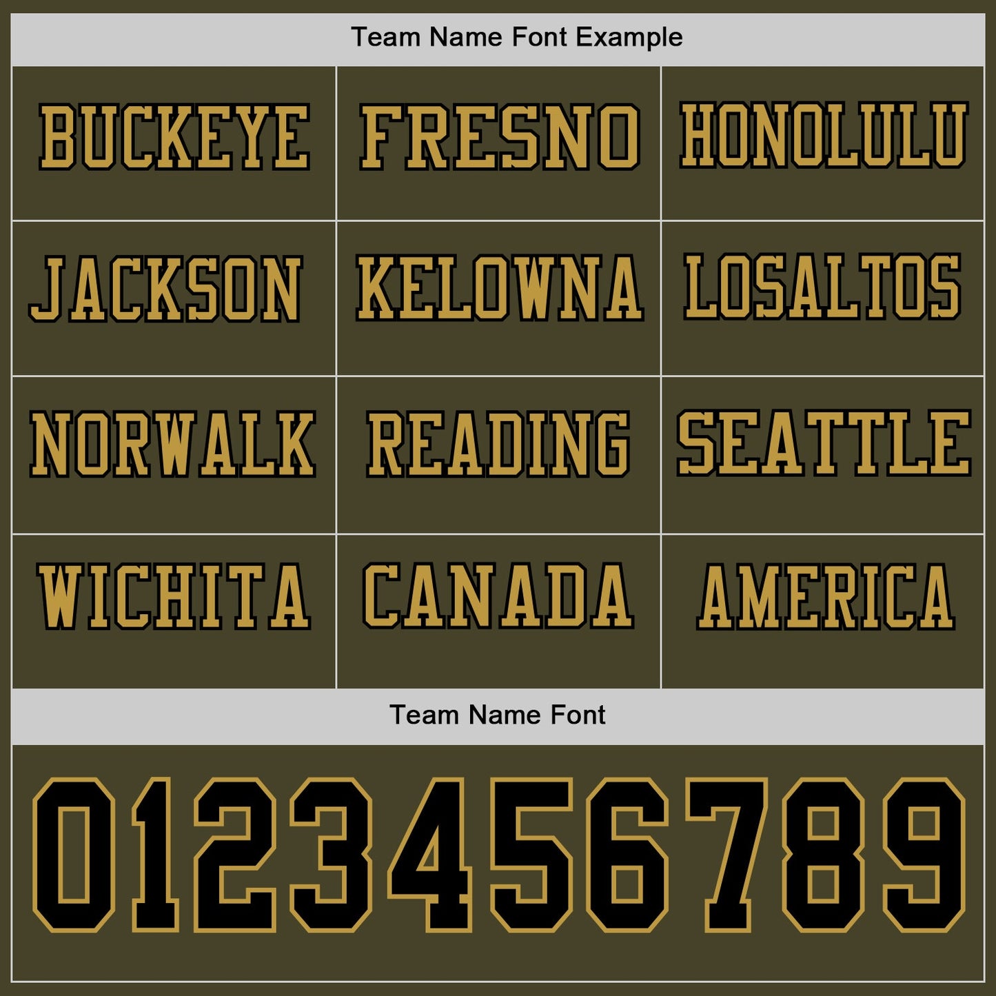 Custom Olive Black-Old Gold Long Sleeve Salute To Service Authentic Football Jersey view 3