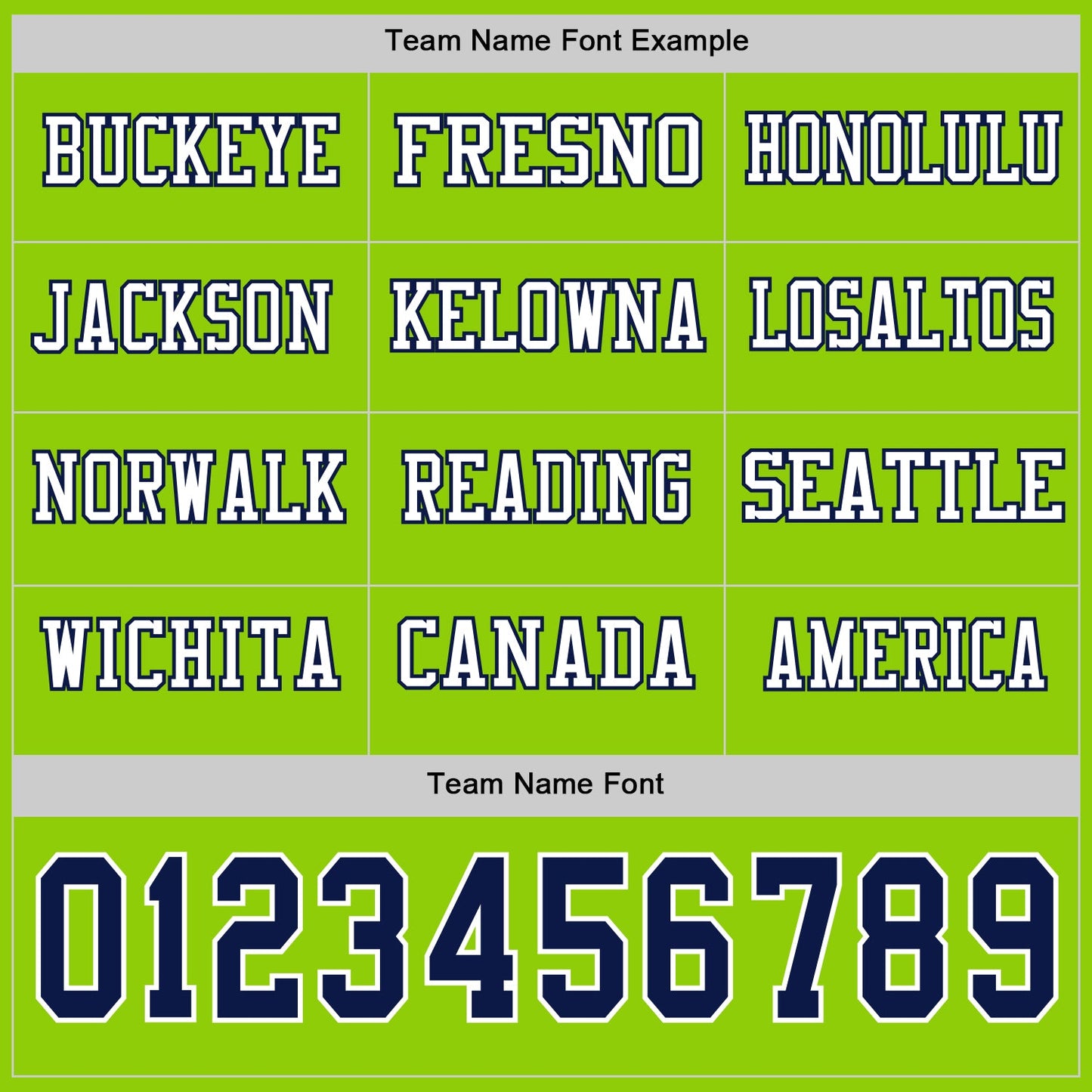 Custom Neon Green Navy-White Long Sleeve Authentic Football Jersey view 3