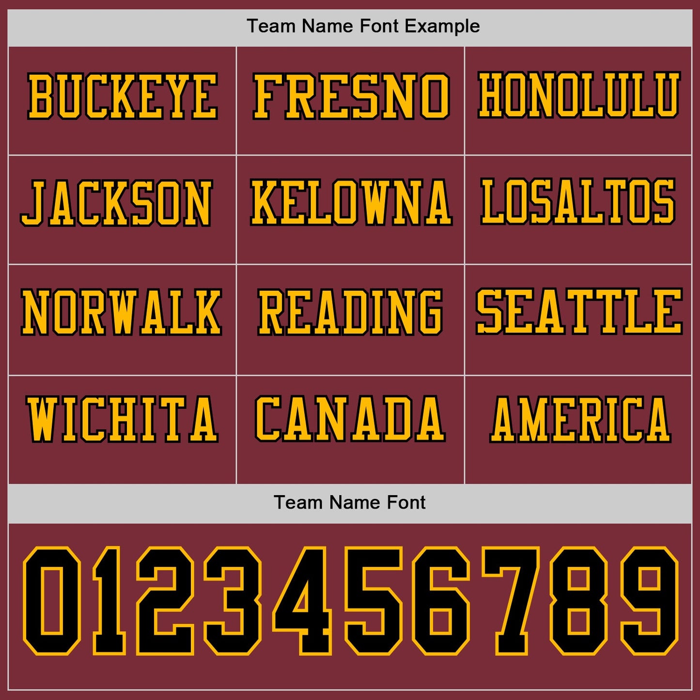 Custom Burgundy Black-Gold Long Sleeve Authentic Football Jersey view 3