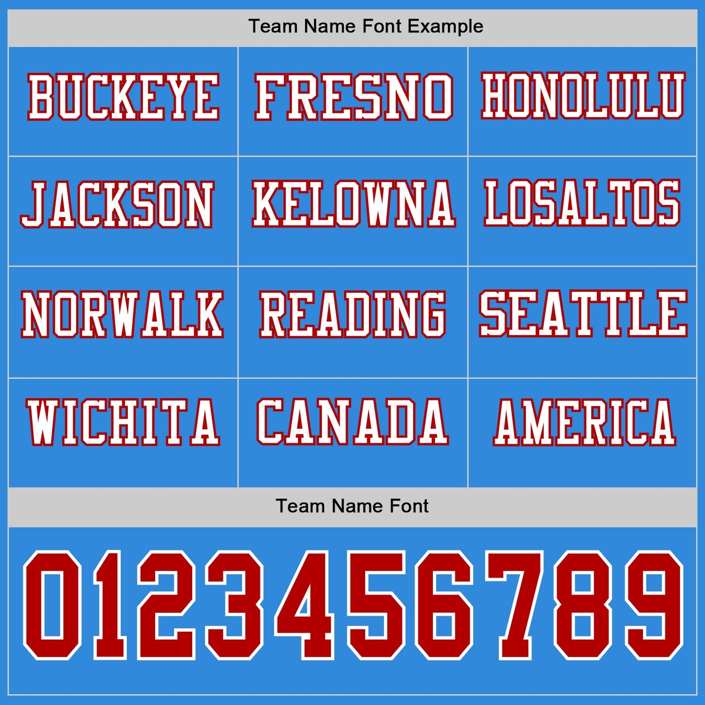 Custom Powder Blue Red-White Long Sleeve Authentic Football Jersey view 3