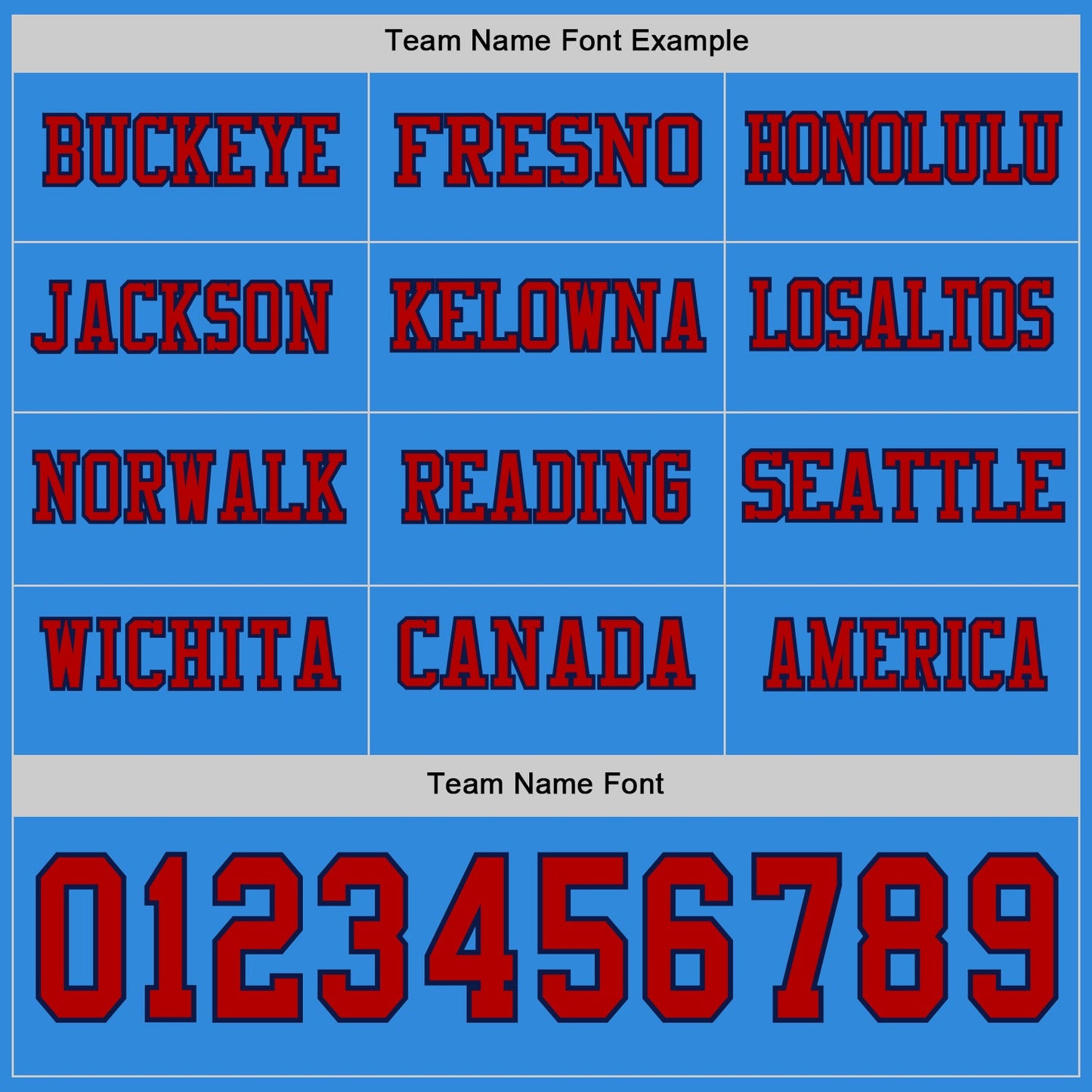 Custom Powder Blue Red-Navy Long Sleeve Authentic Football Jersey view 3