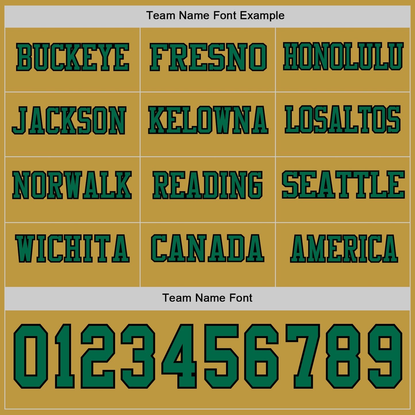 Custom Old Gold Kelly Green-Black Long Sleeve Authentic Football Jersey view 3