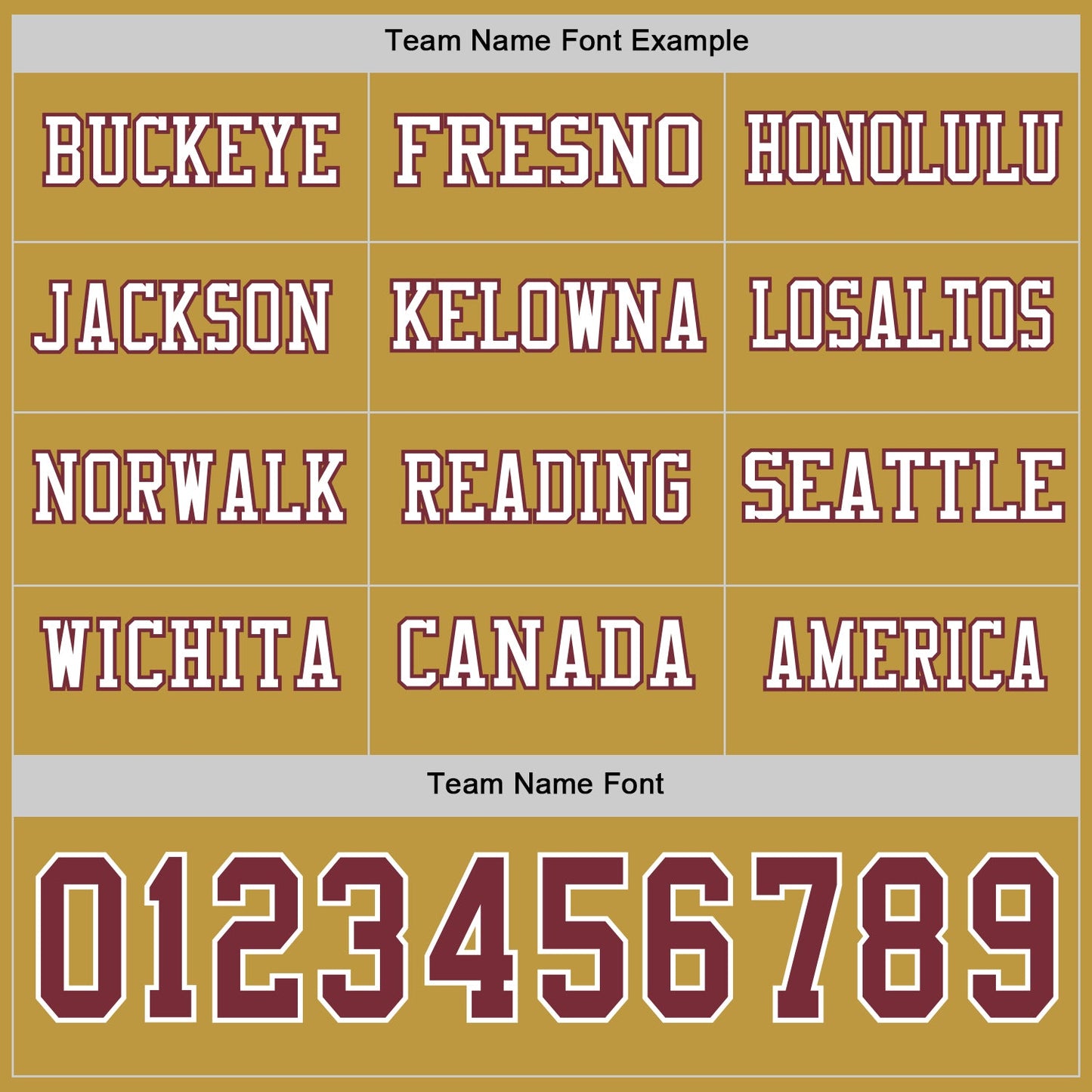 Custom Old Gold Burgundy-White Long Sleeve Authentic Football Jersey view 3