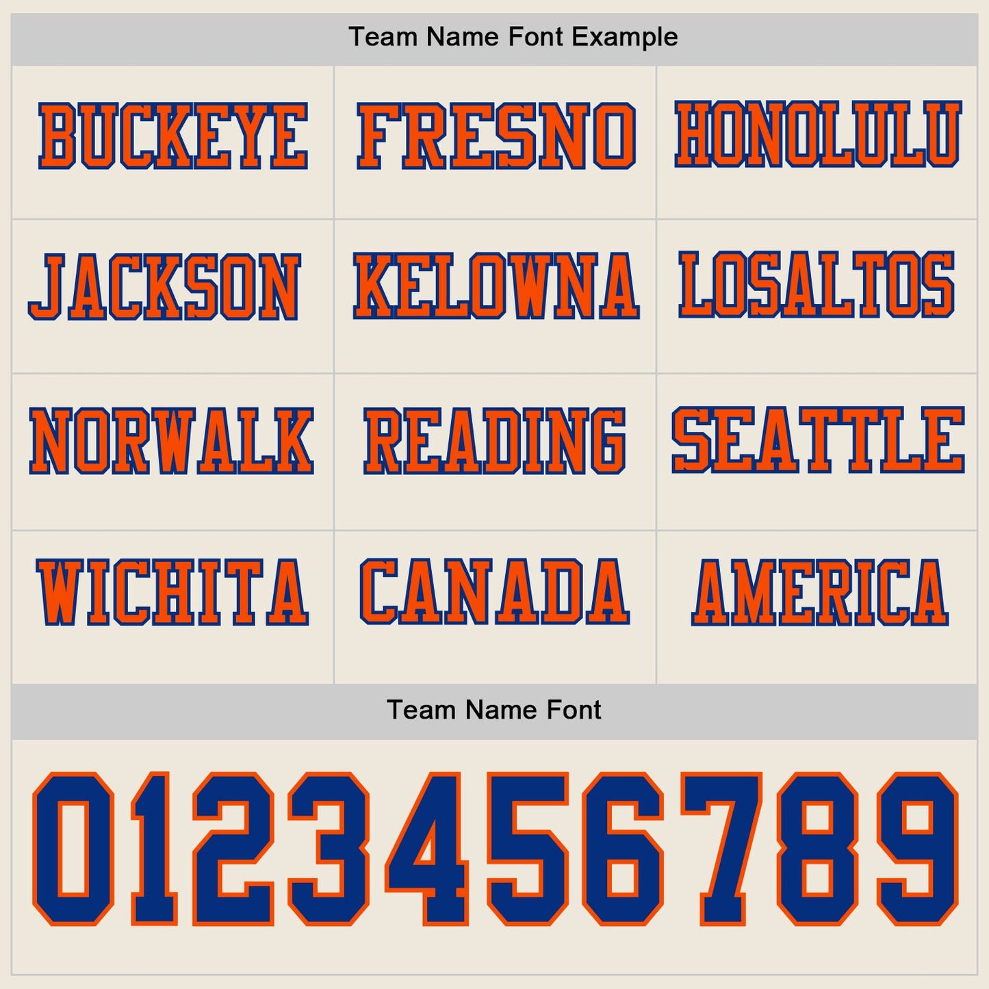 Custom Cream Royal-Orange Long Sleeve Authentic Football Jersey view 3