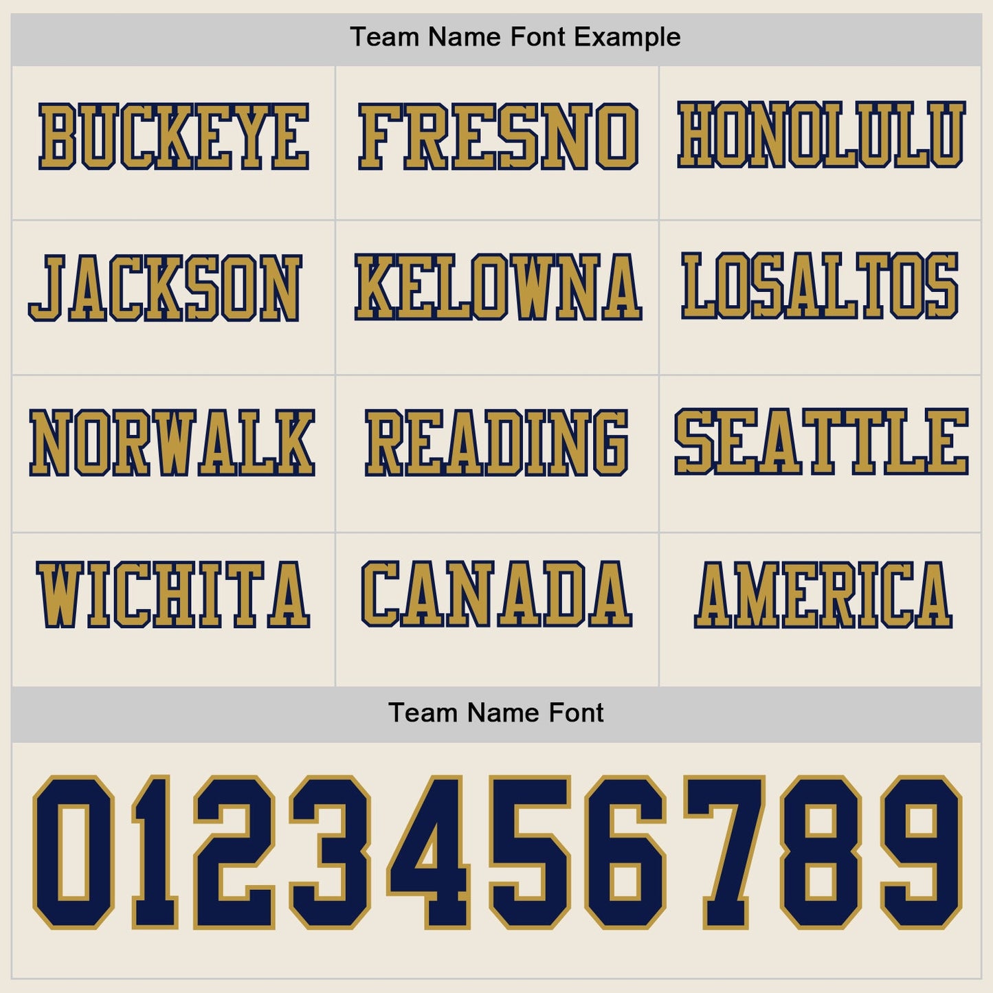 Custom Cream Navy-Old Gold Long Sleeve Authentic Football Jersey view 3