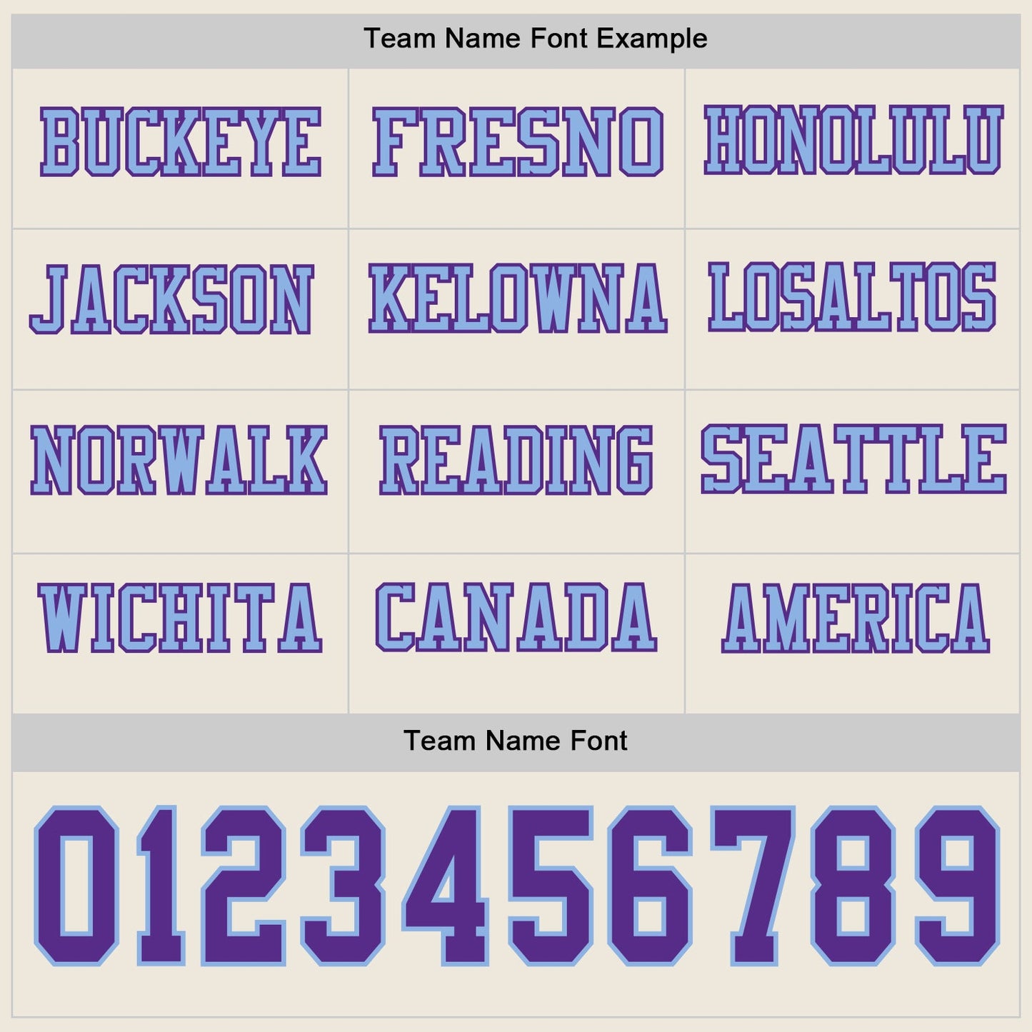 Custom Cream Purple-Light Blue Long Sleeve Authentic Football Jersey view 3