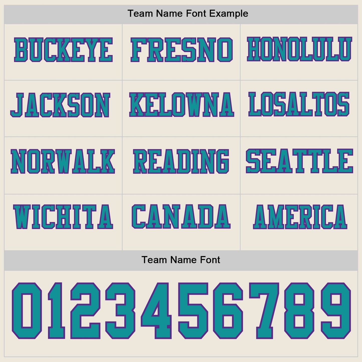 Custom Cream Teal-Purple Long Sleeve Authentic Football Jersey view 3