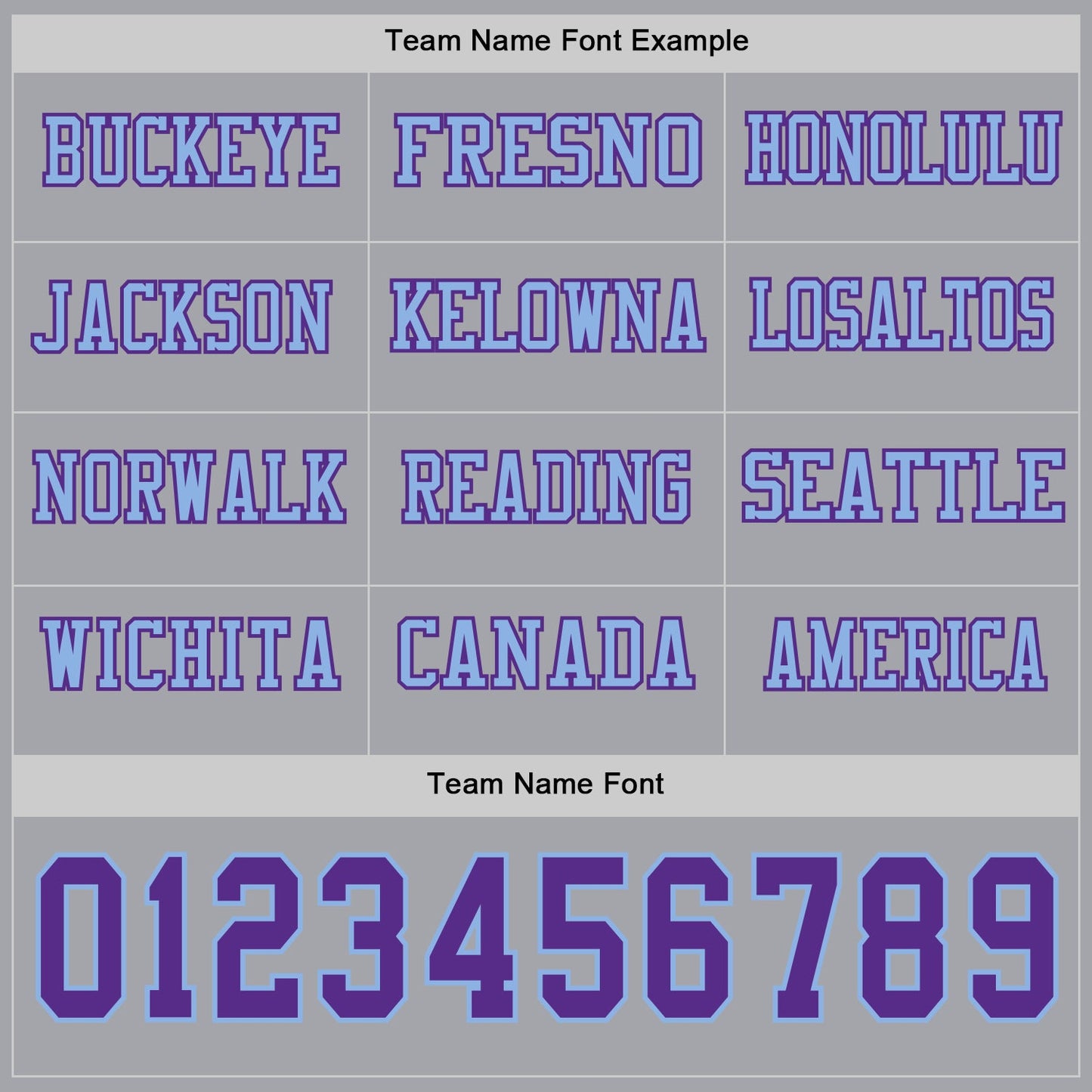 Custom Gray Purple-Light Blue Long Sleeve Authentic Football Jersey view 3