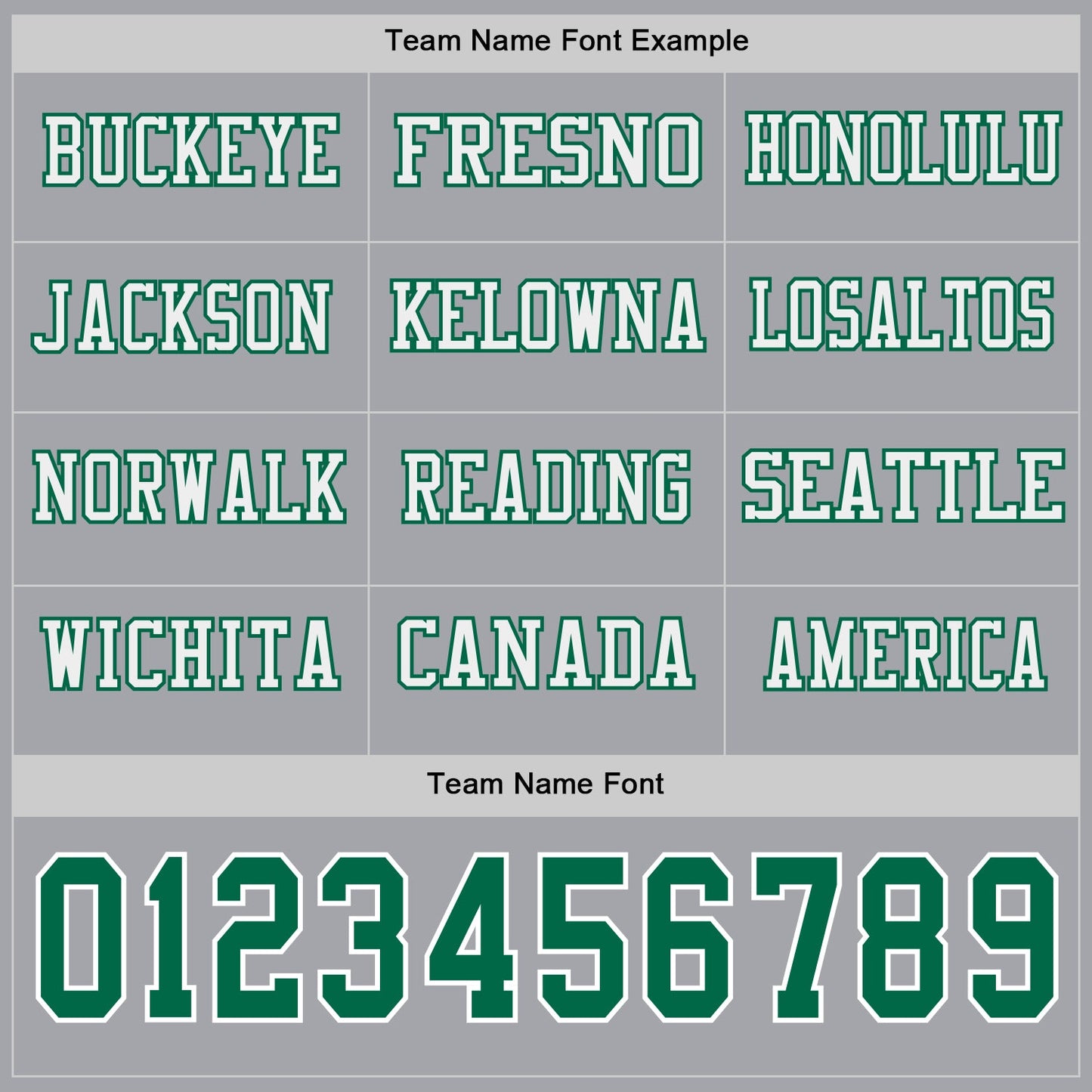 Custom Gray Kelly Green-White Long Sleeve Authentic Football Jersey view 3