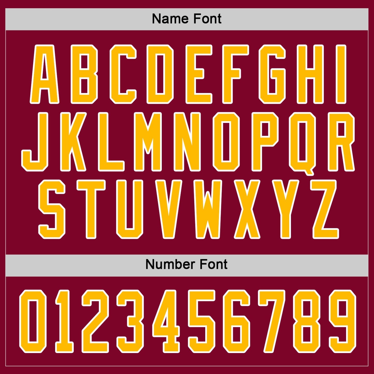 Custom Maroon Gold-White Hockey Jersey view 4