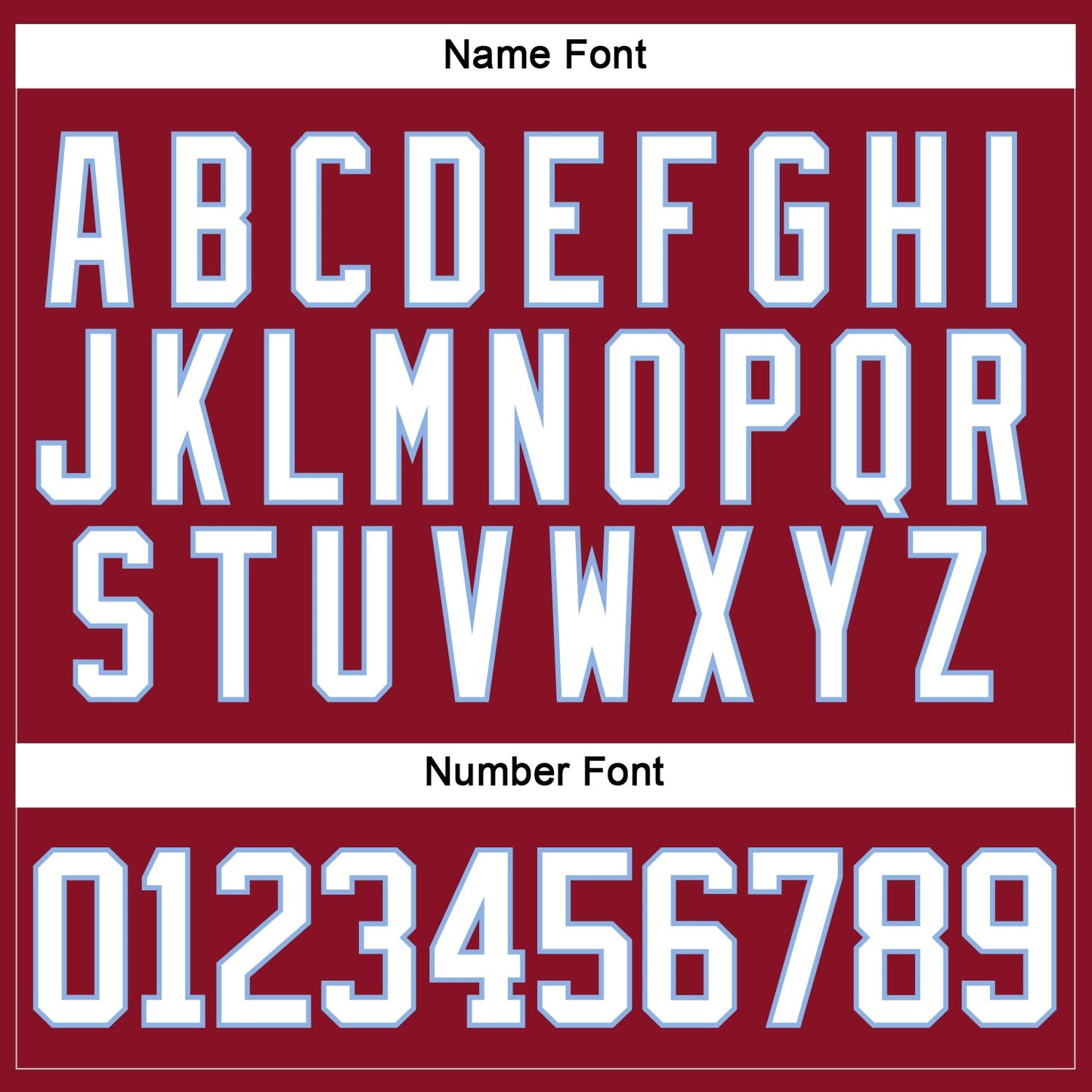 Custom Maroon White-Light Blue Hockey Lace Neck Jersey view 5