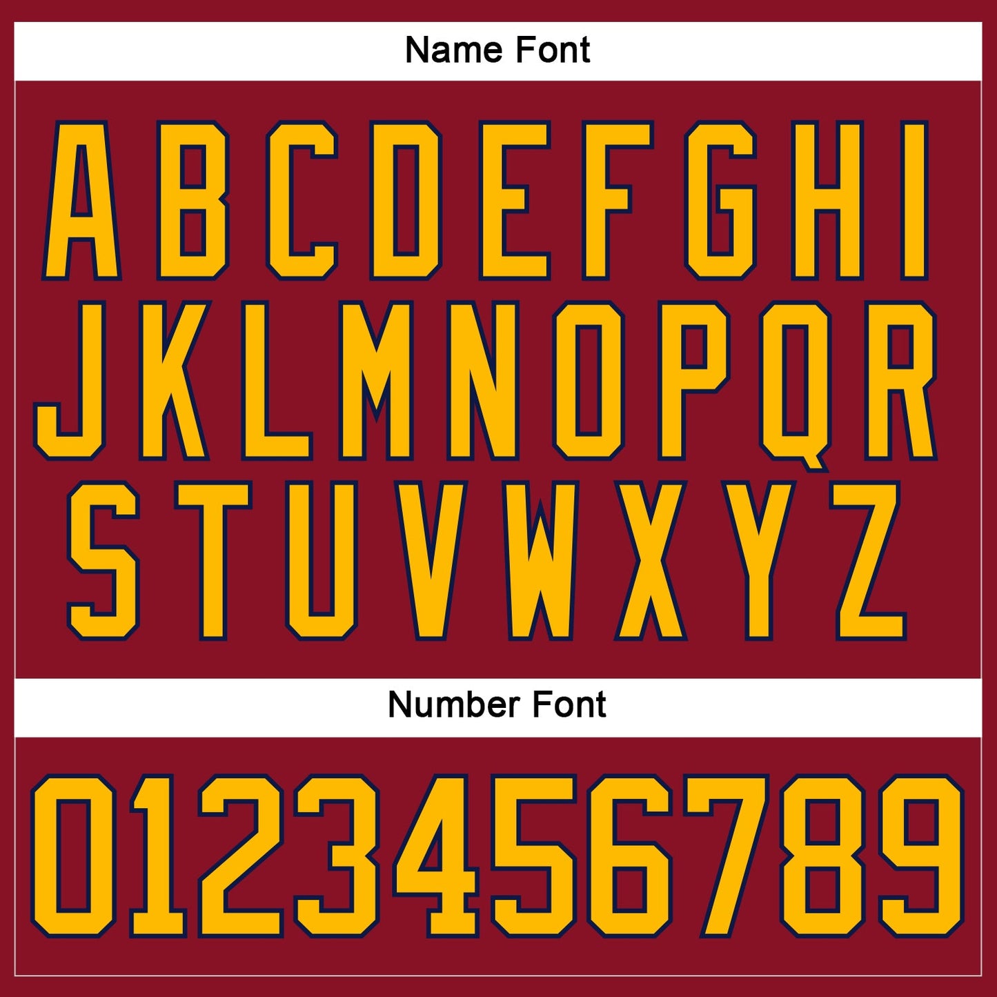 Custom Maroon Gold-Navy Hockey Lace Neck Jersey view 5