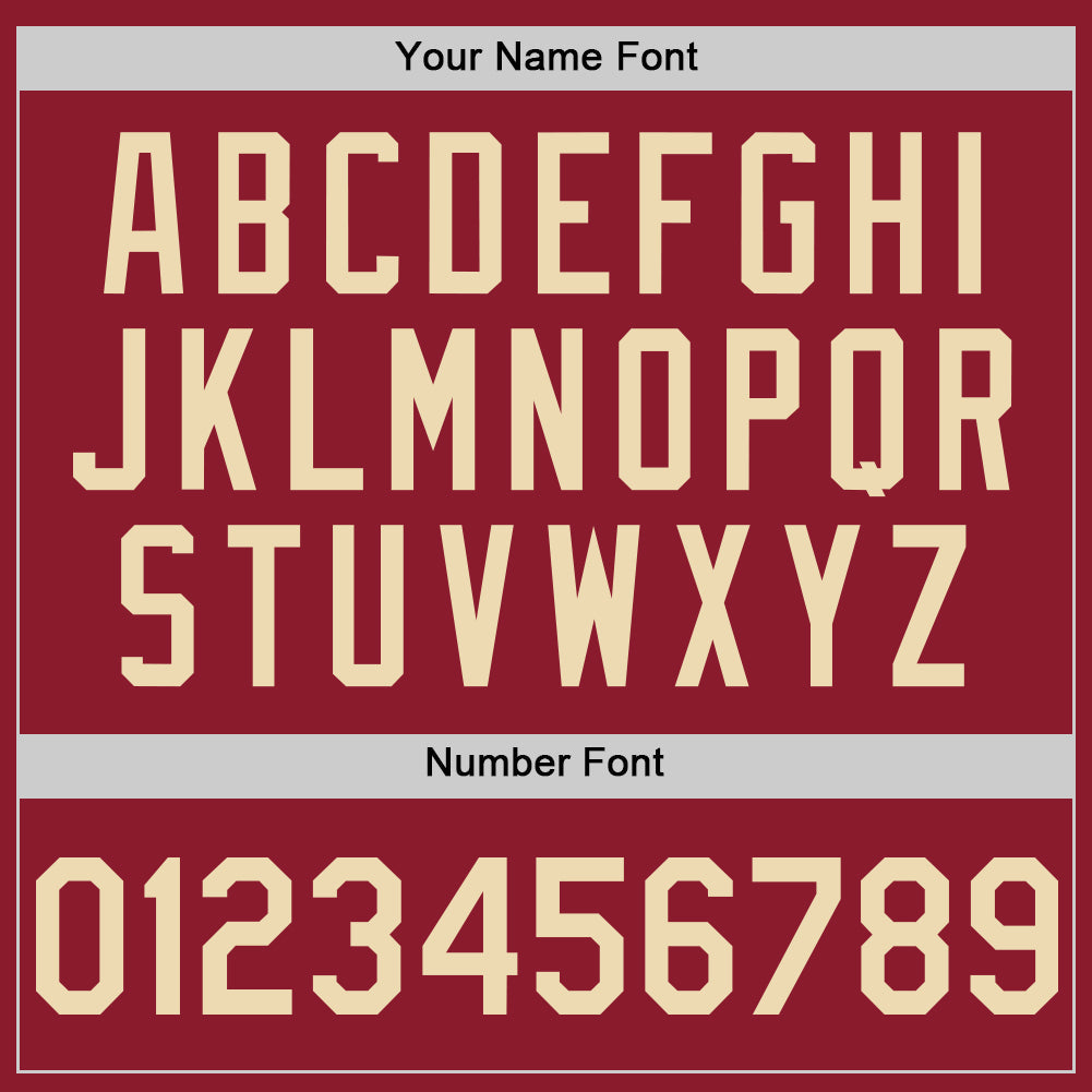 Custom Maroon Cream Mesh Authentic Throwback Baseball Jersey view 5