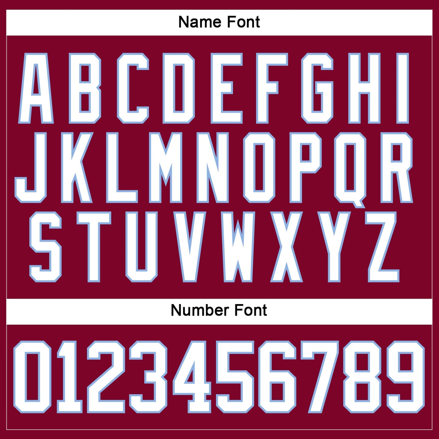 Custom Maroon White-Light Blue Hockey Lace Neck Jersey view 5