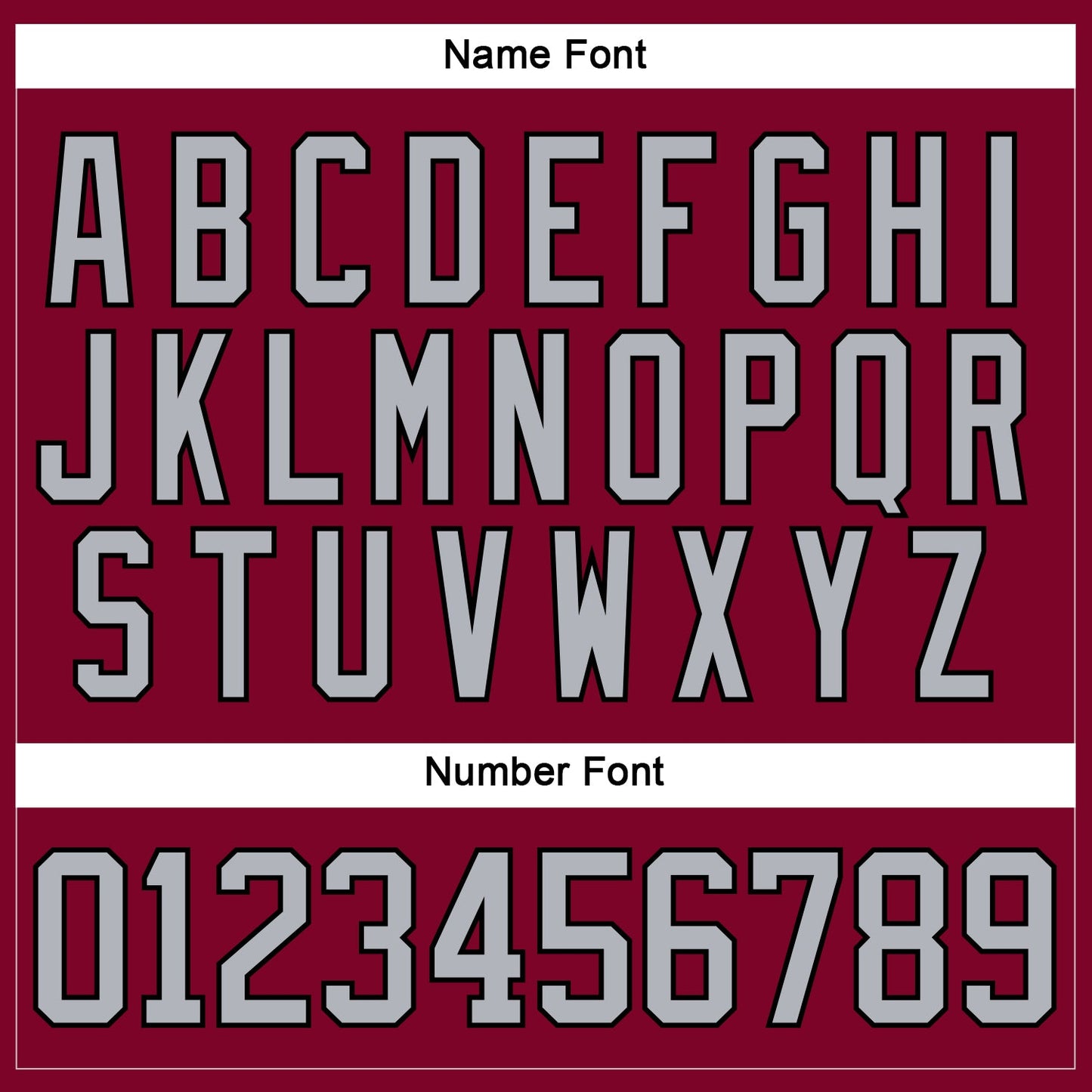 Custom Maroon Gray-Black Hockey Jersey view 5
