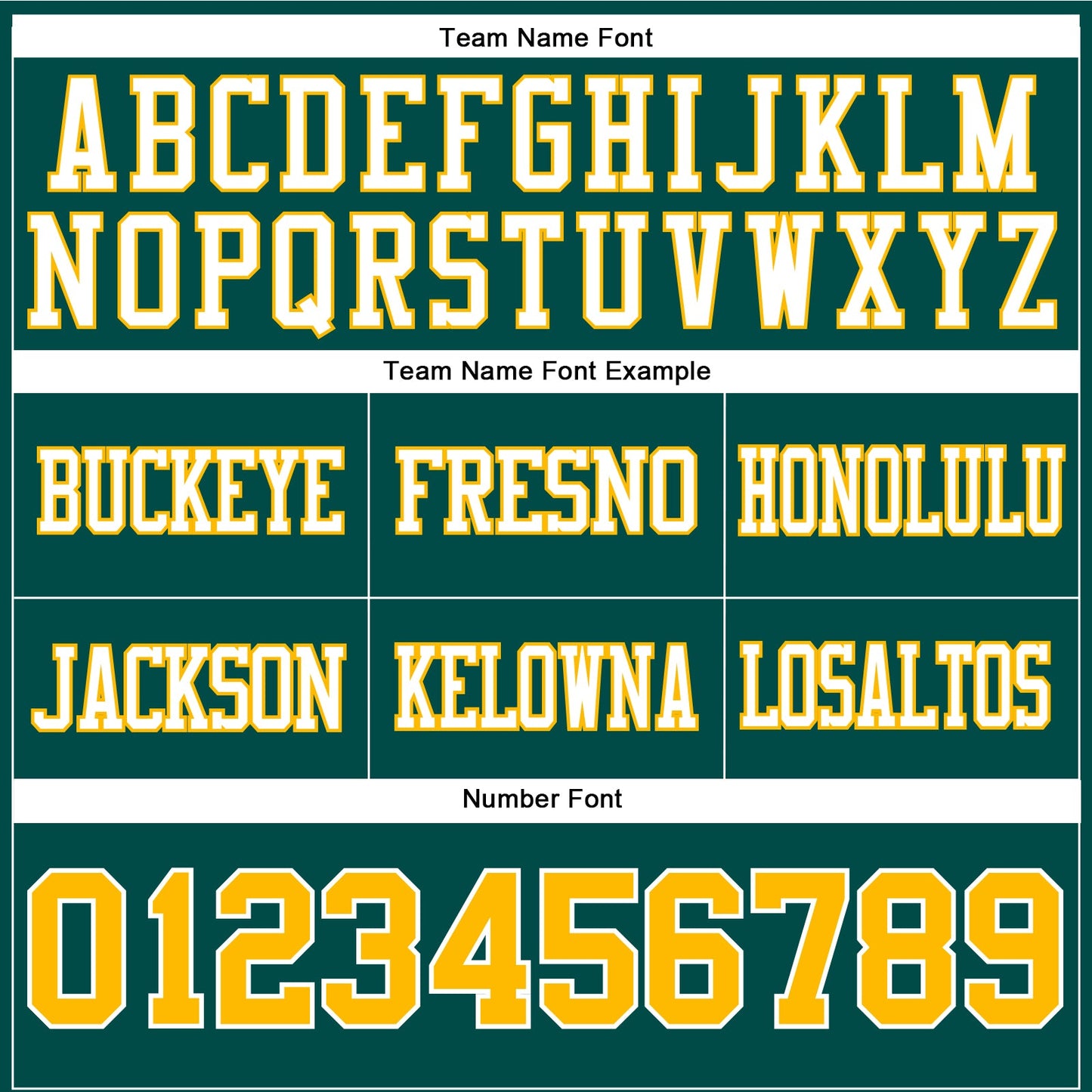 Custom Midnight Green Gold-White Authentic Football Jersey view 4