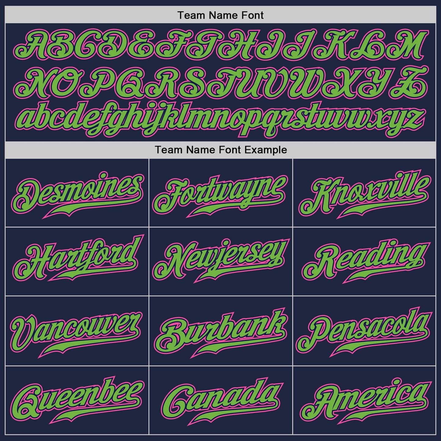 Custom Navy White Pinstripe Pink-Neon Green Authentic Baseball Jersey view 5