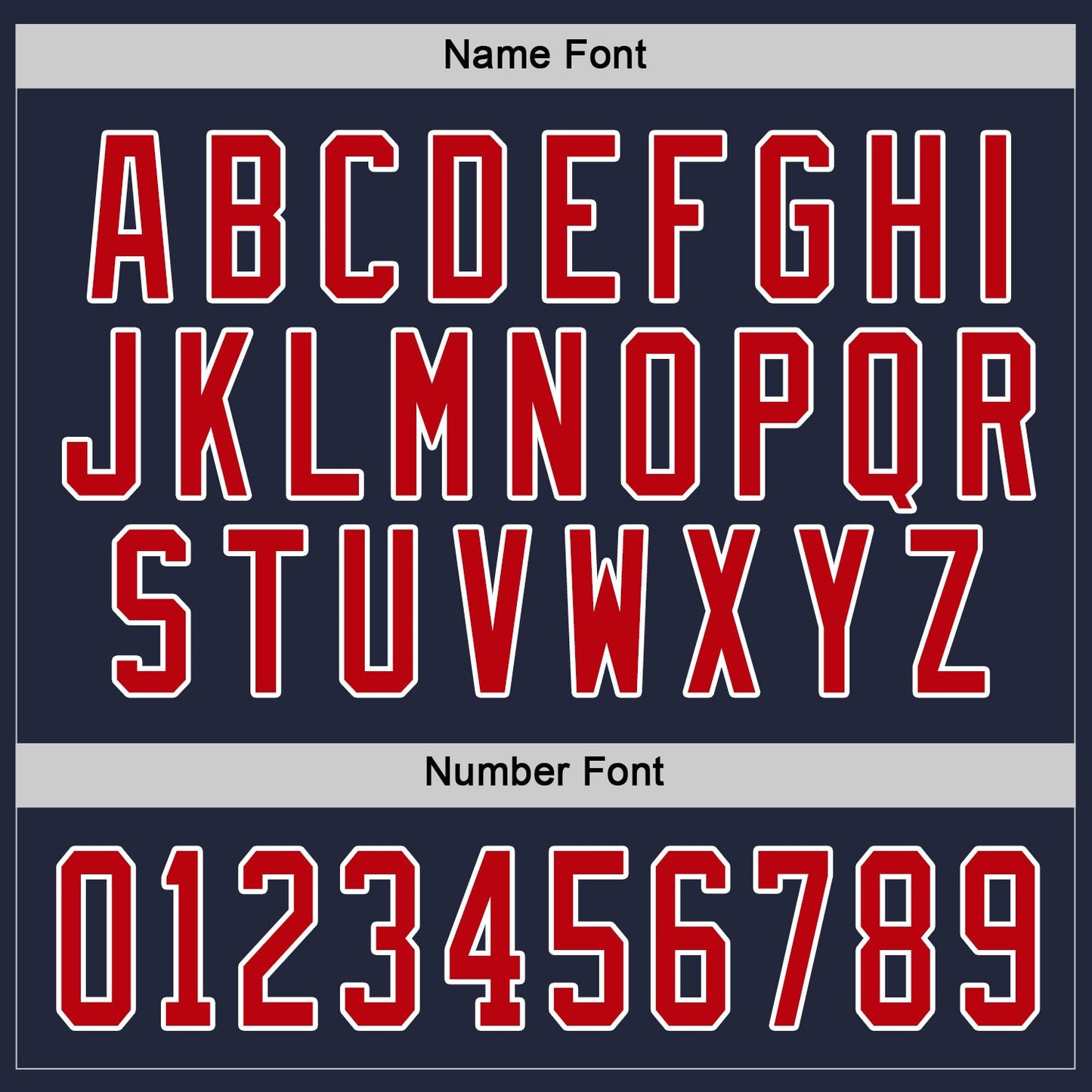 Custom Navy Red-White Hockey Jersey view 4