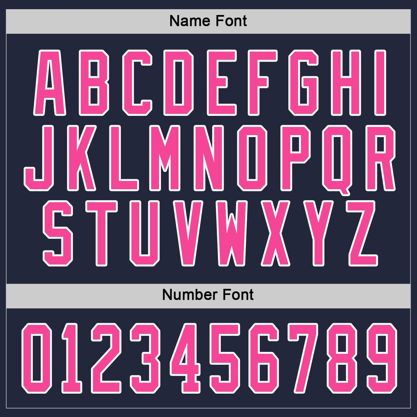 Custom Navy Pink-White Hockey Jersey view 4