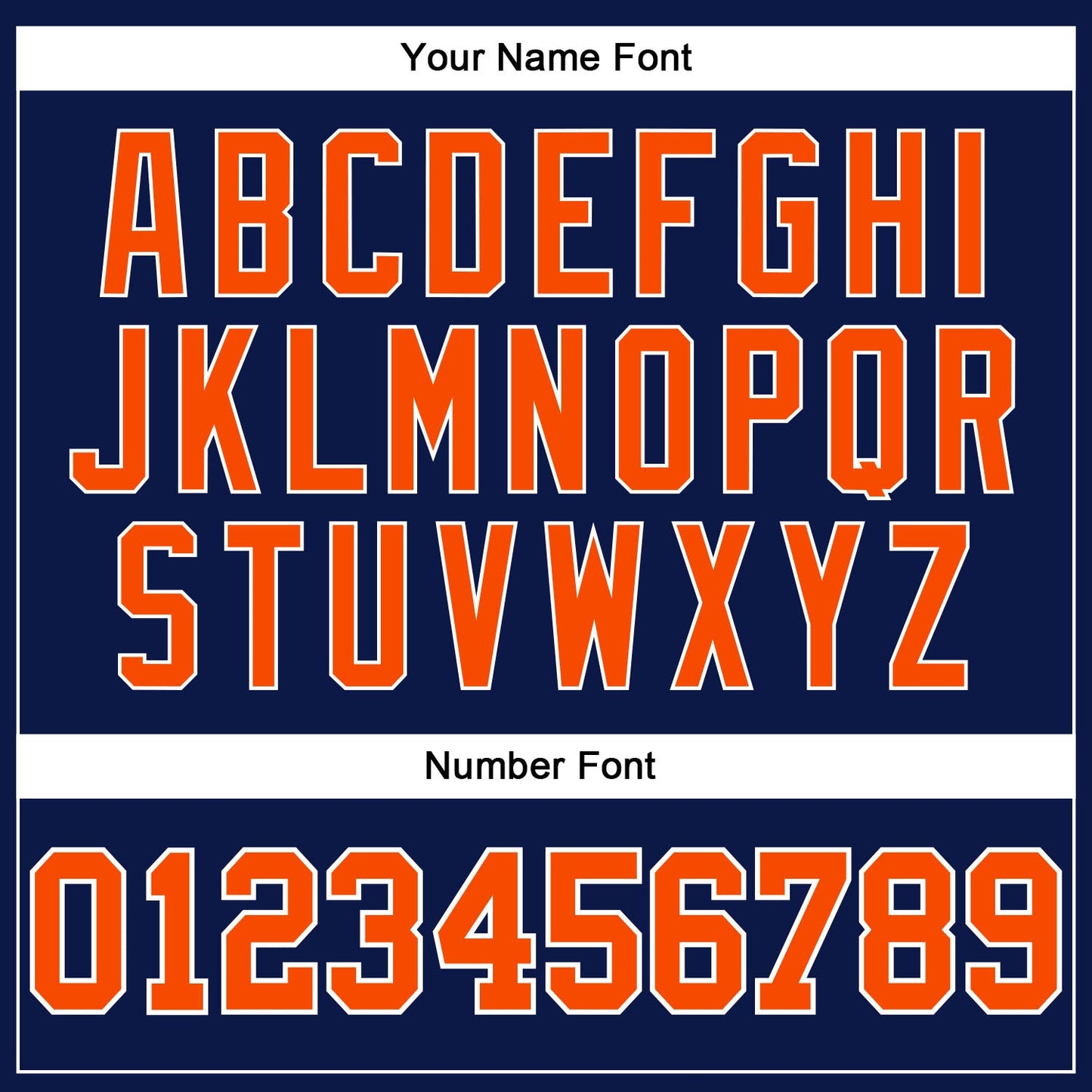 Custom Navy White Pinstripe Orange Authentic Basketball Jersey view 4
