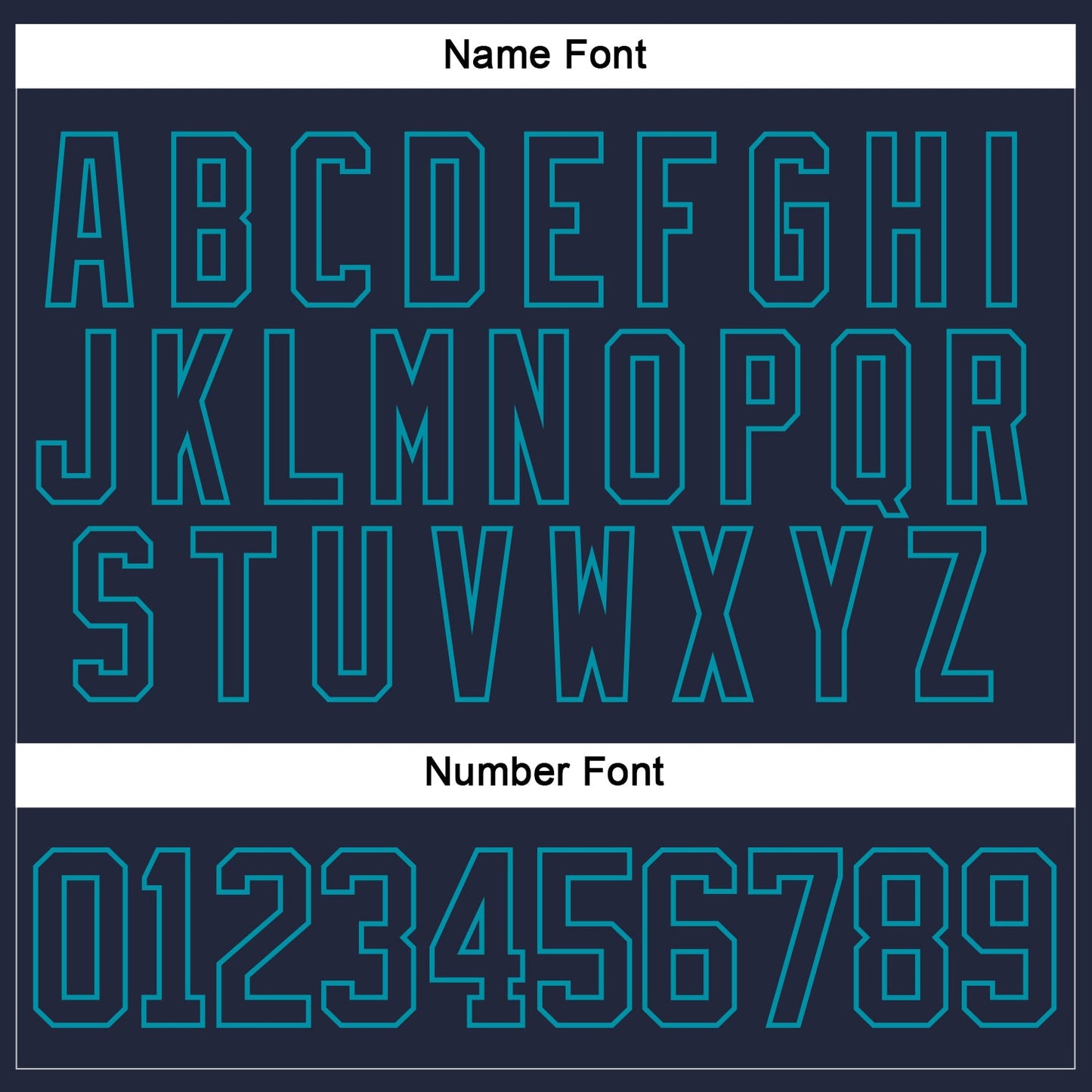 Custom Navy Teal Hockey Jersey view 5
