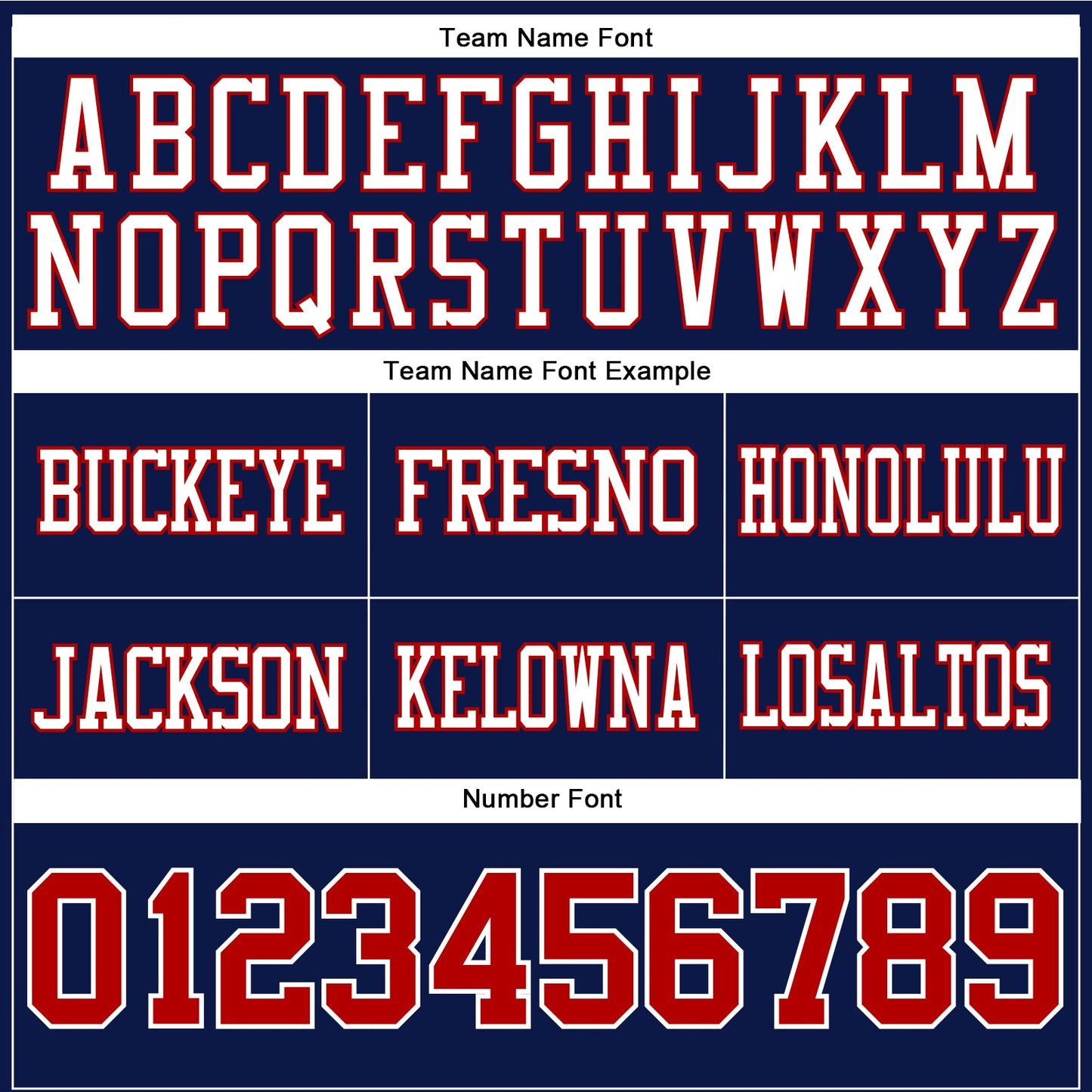 Custom Navy Red-White Authentic Football Jersey view 4