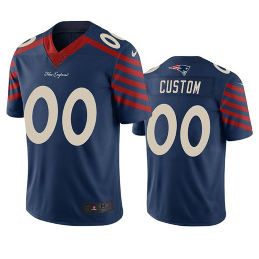 Custom NE.Patriots Navy Vapor Limited City Edition Jersey Stitched American Football Jerseys - Main View