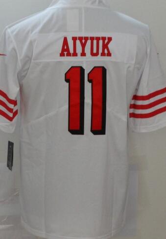Men's #11 Brandon Aiyuk SF.49ers Limited Stitched Jerseys view 12