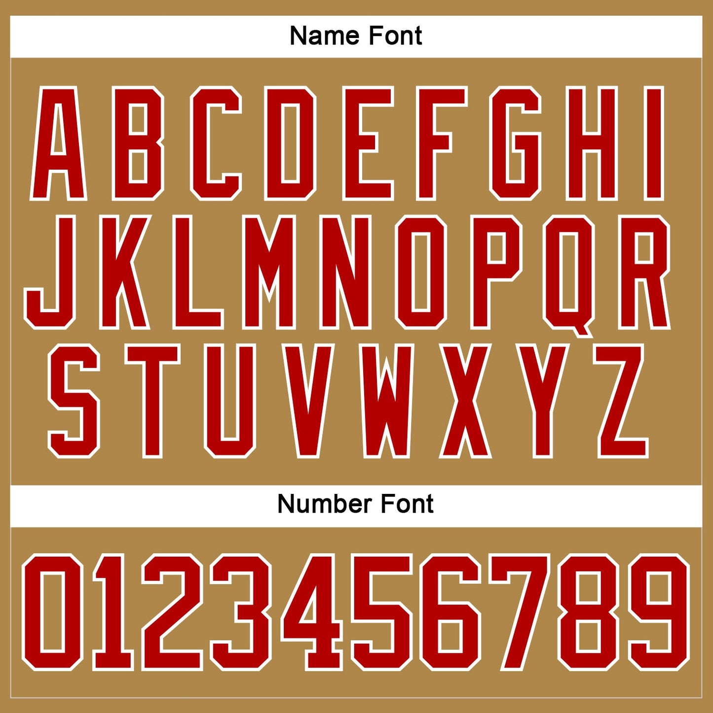 Custom Old Gold Red-White Hockey Lace Neck Jersey view 5