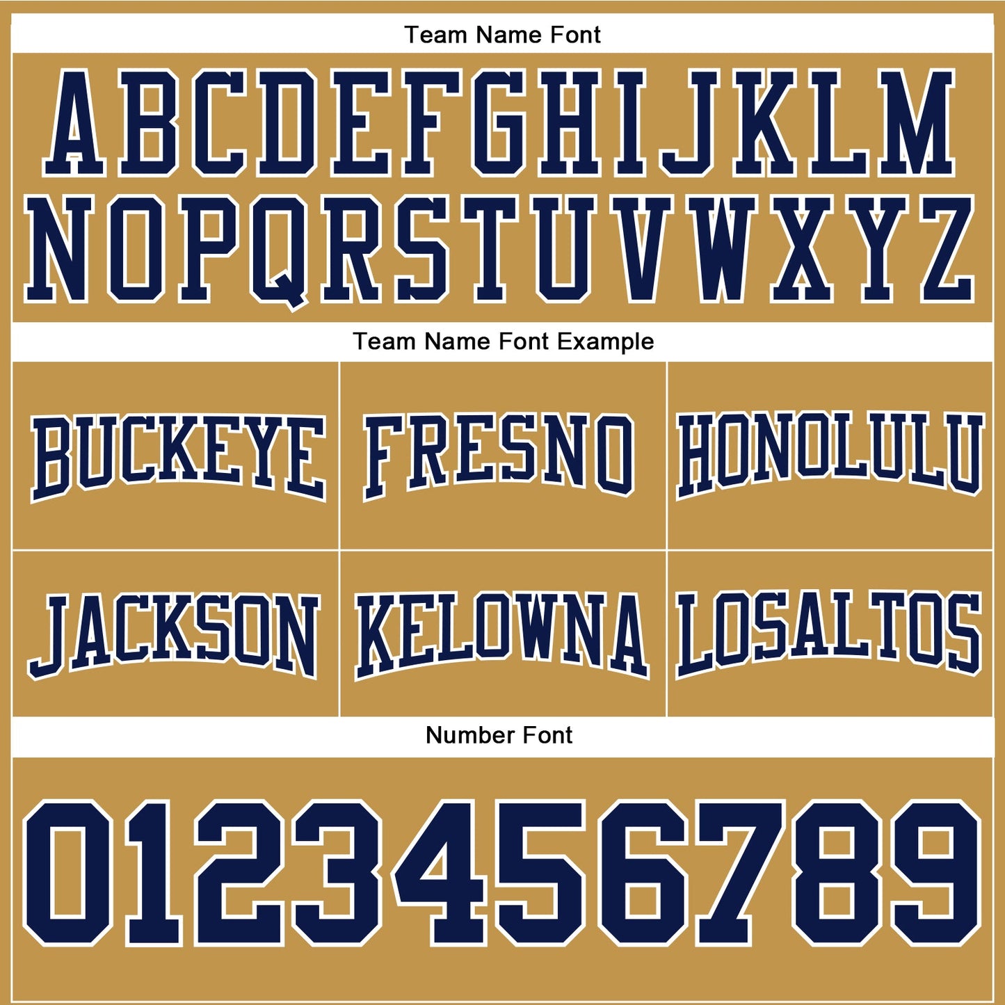 Custom Stitched Old Gold Navy-White Football Pullover Sweatshirt Hoodie view 3