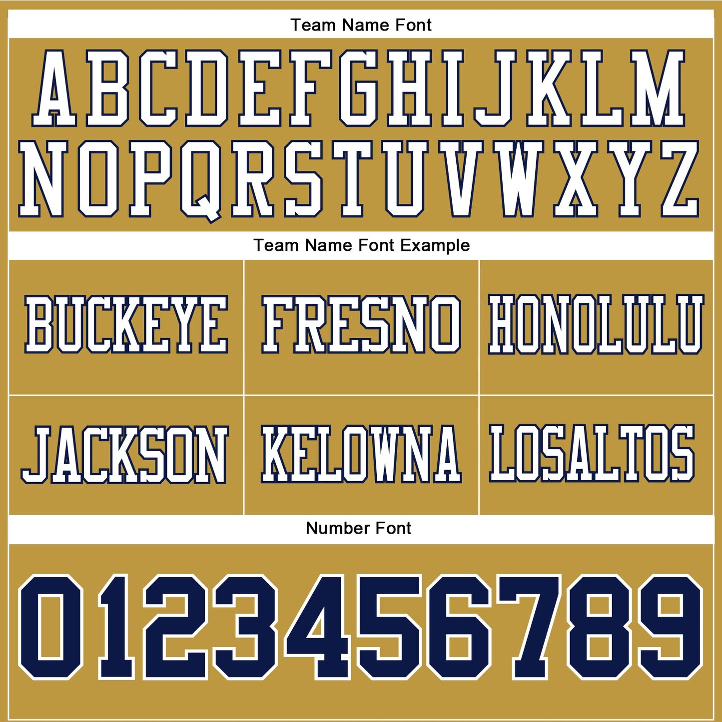 Custom Old Gold Navy-White Authentic Football Jersey view 4