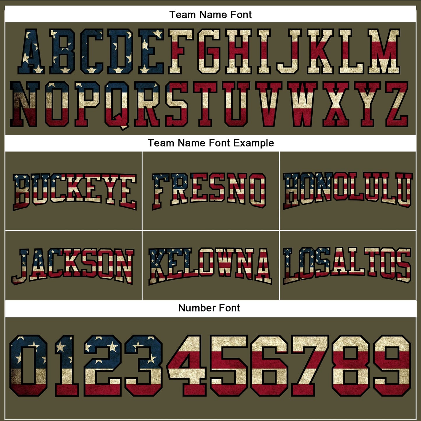 Custom Stitched Olive Vintage USA Flag Black-Cream Football Pullover Sweatshirt Salute To Service Hoodie view 3