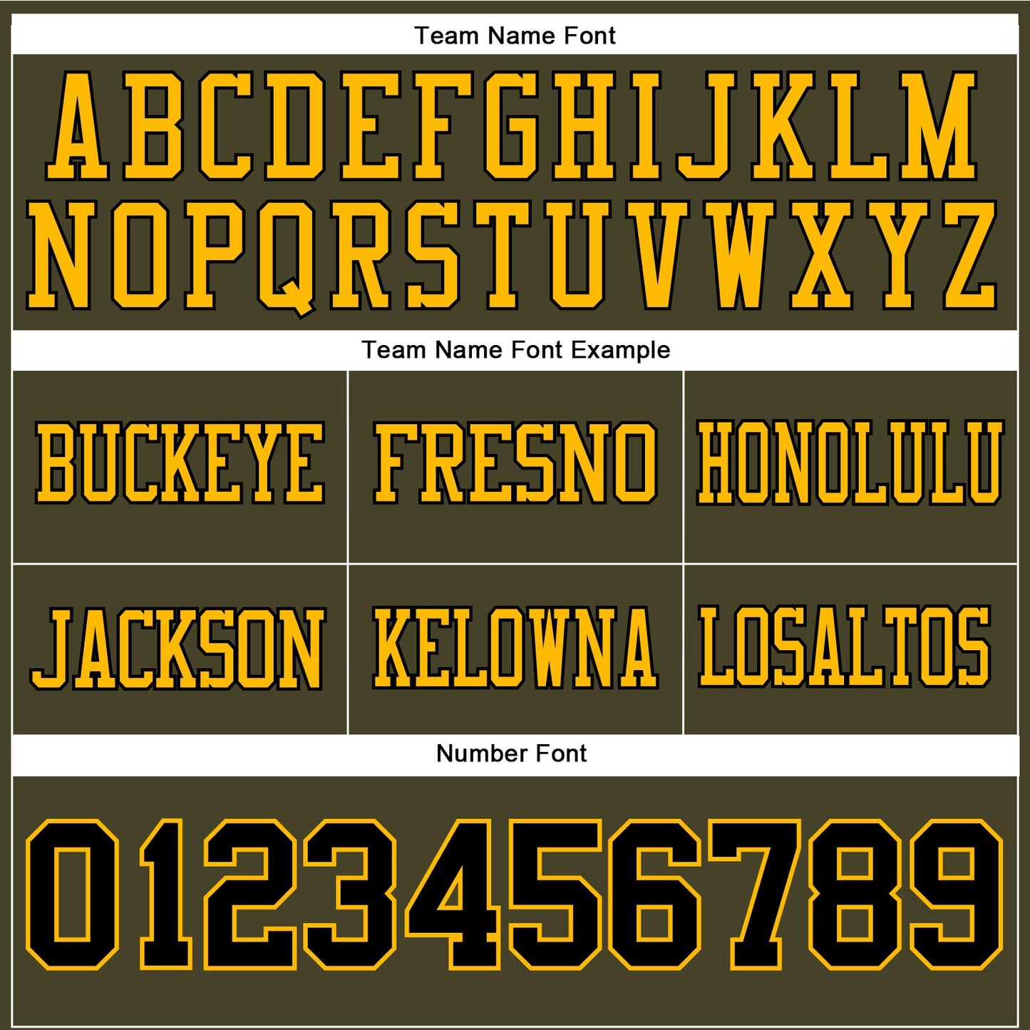 Custom Olive Black-Gold Authentic Salute To Service Football Jersey view 4