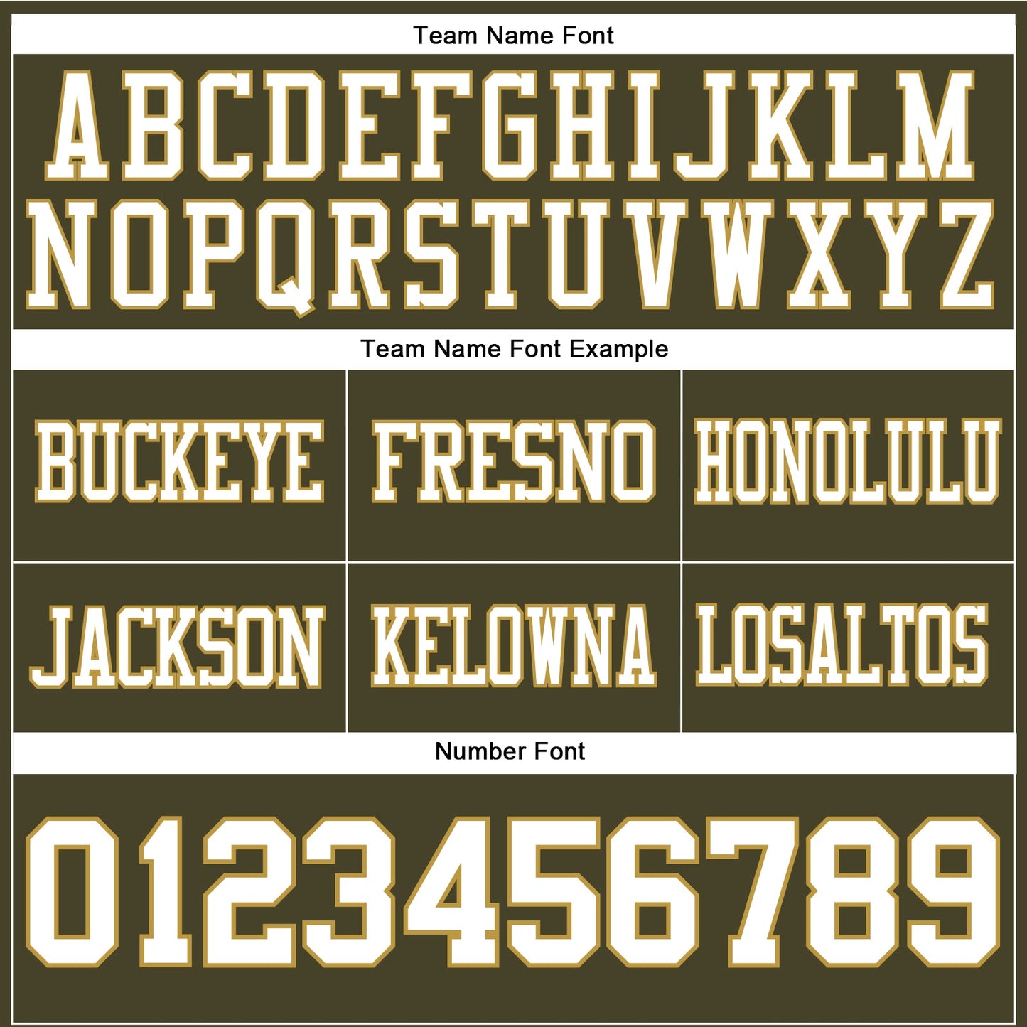 Custom Olive White-Old Gold Authentic Salute To Service Football Jersey view 4