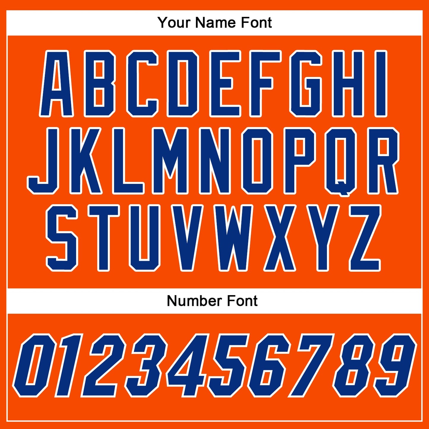 Custom Orange Royal-White Authentic Baseball Jersey view 5
