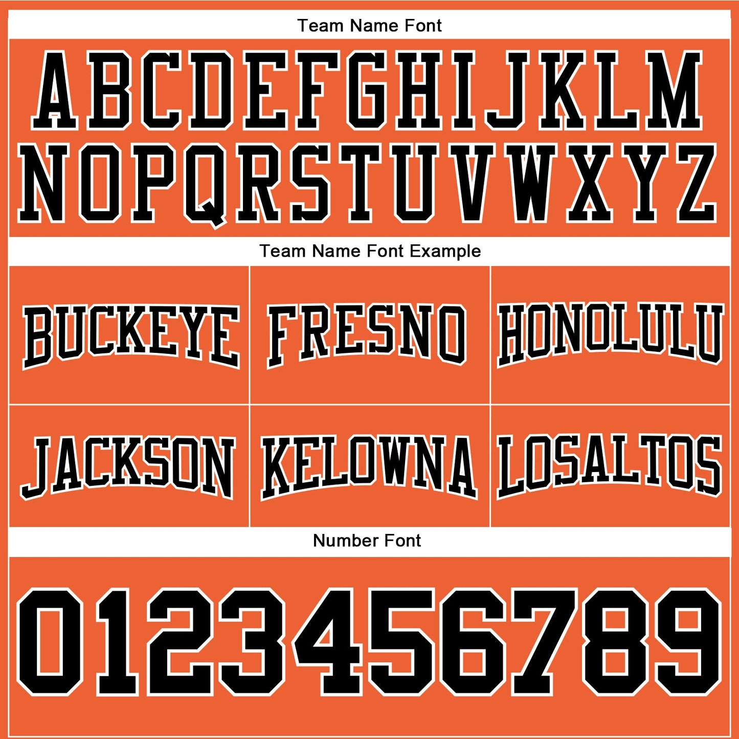 Custom Stitched Orange Black-White Football Pullover Sweatshirt Hoodie view 3